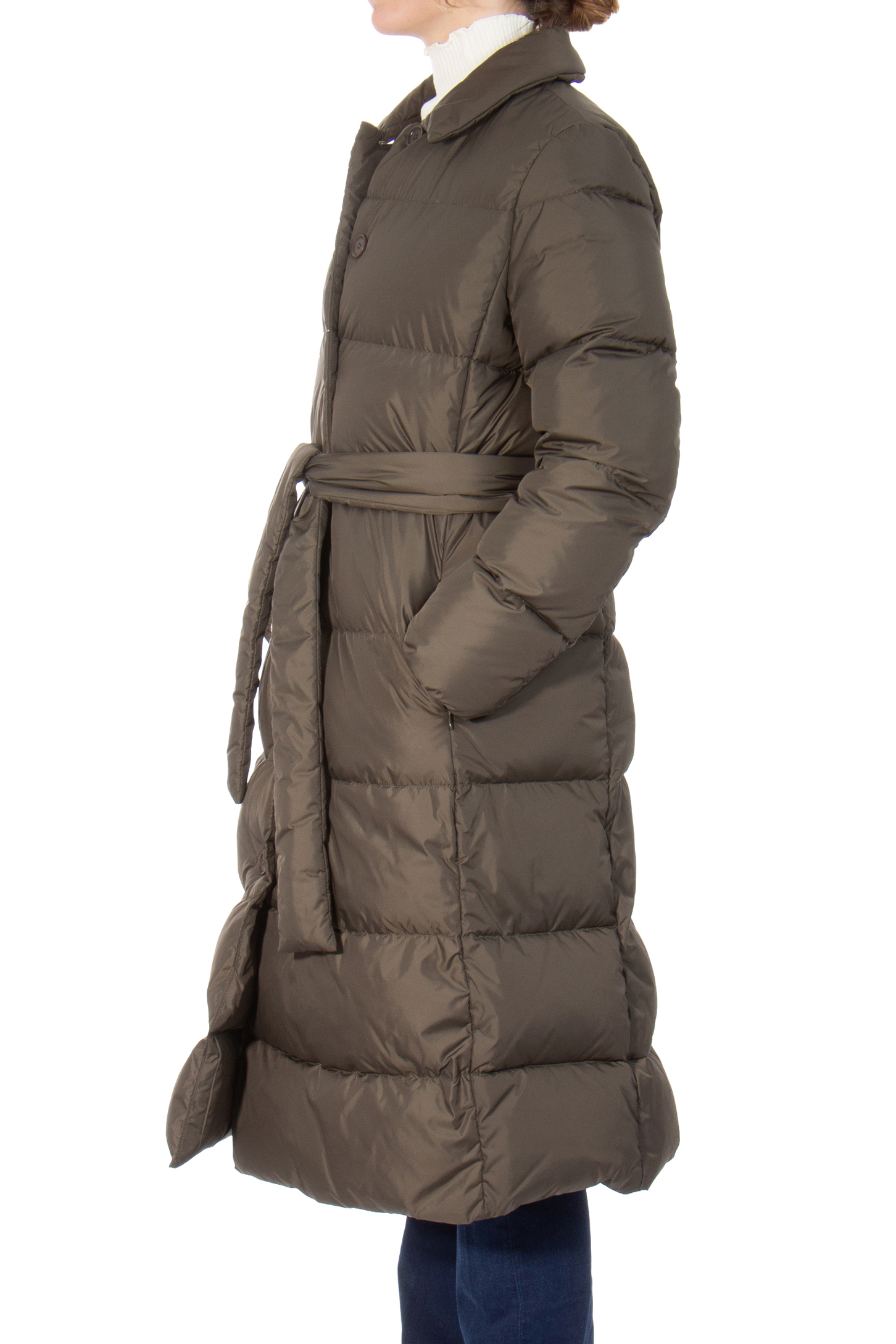 ASPESI Recycled Solid Fine Nylon Down Coat