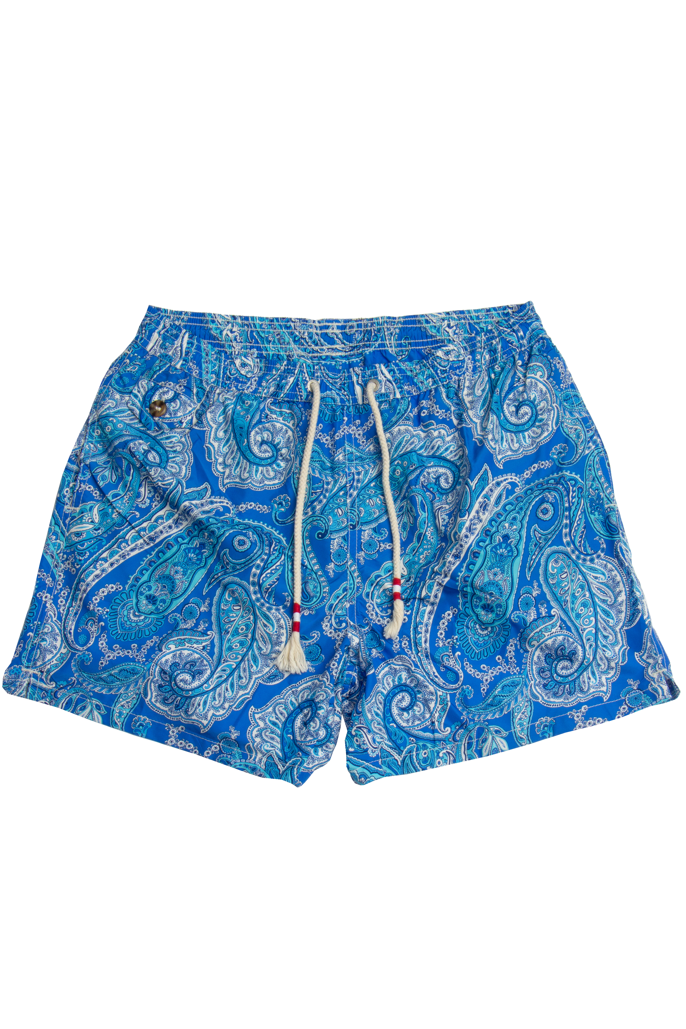 MC 2 SAINT BARTH Paisley Draw Print Swim Shorts Lighting 