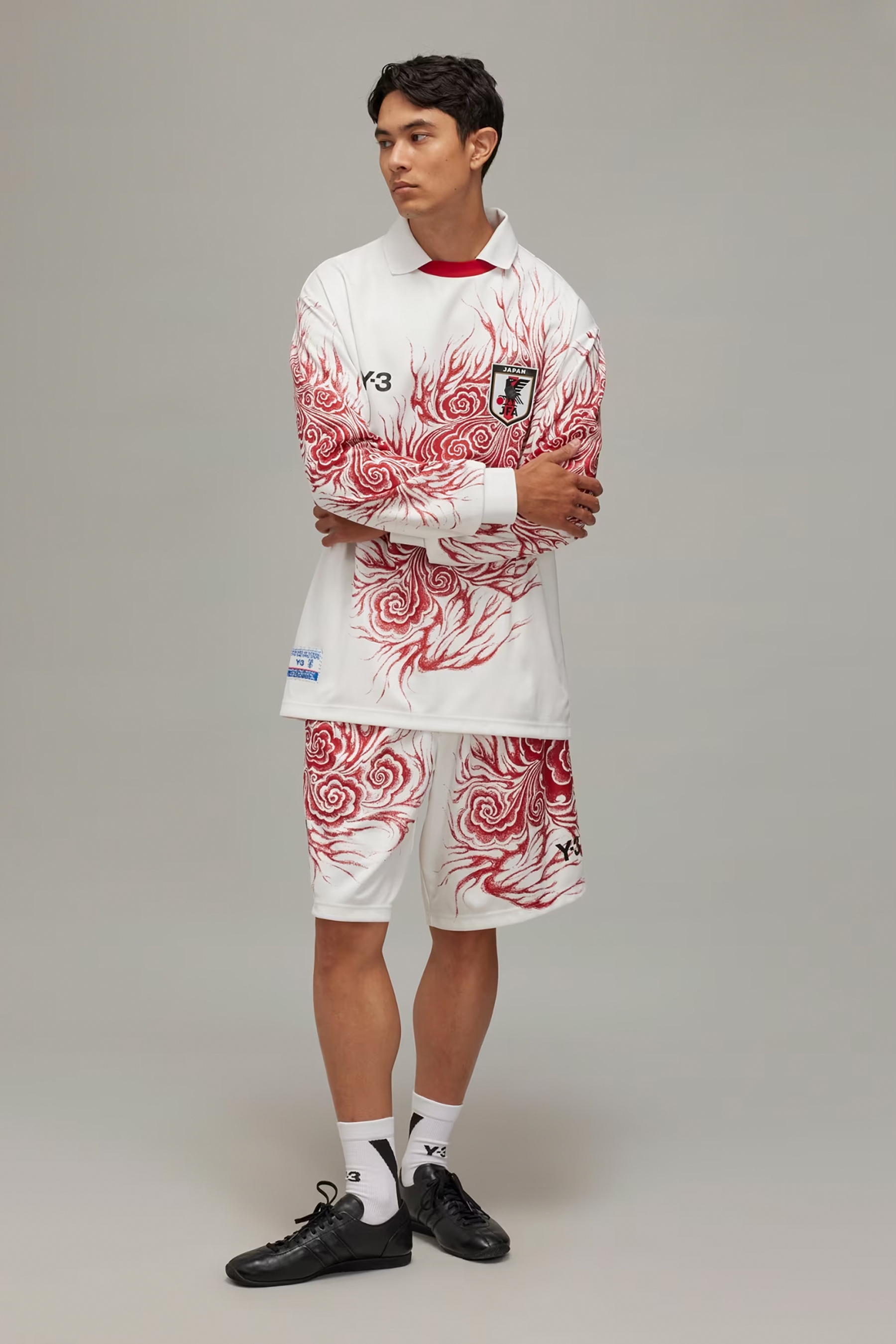 Y-3 X JFA Recycled Polyester Graphic Shorts