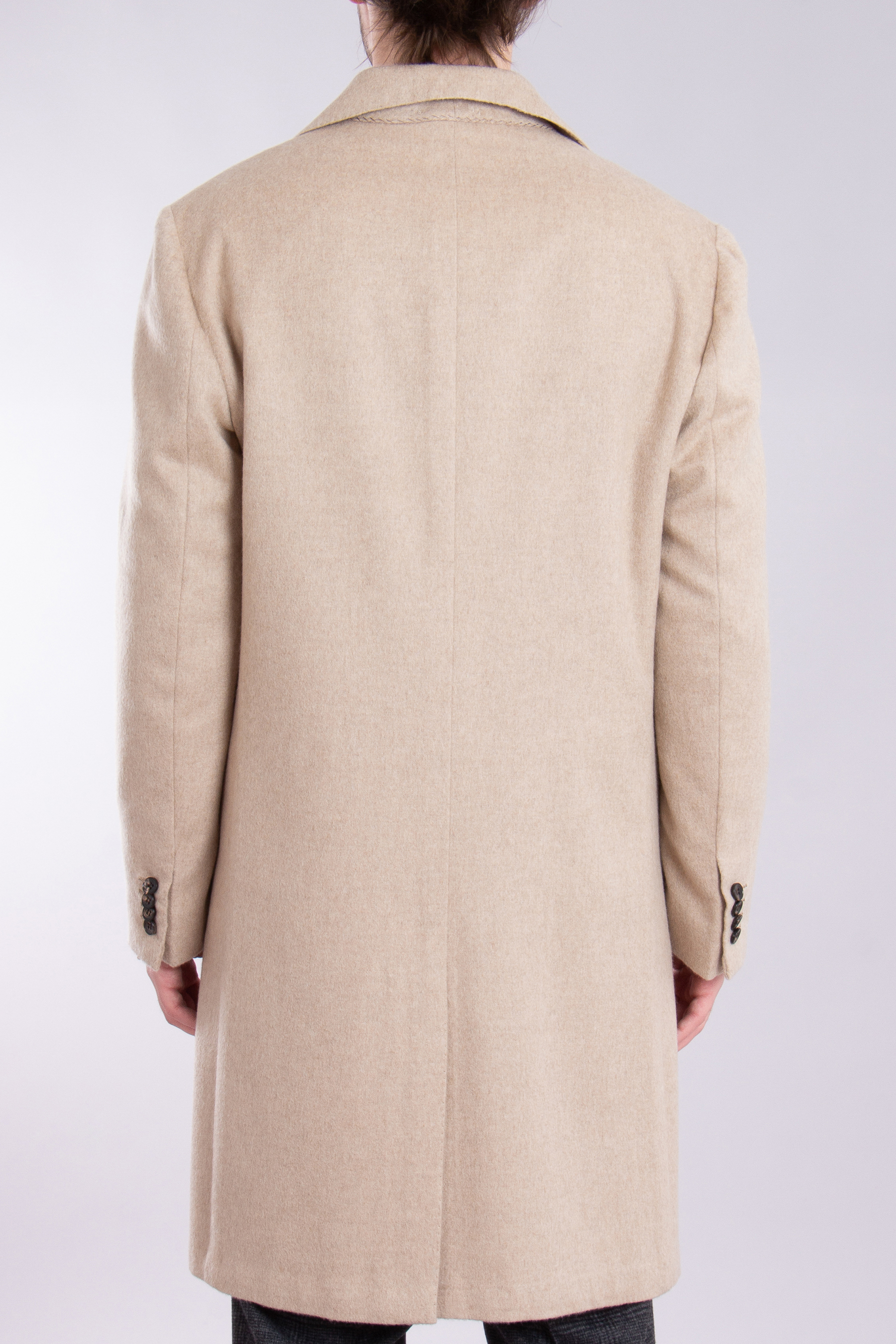 KITON Regular Fit Cashmere Coat Luca