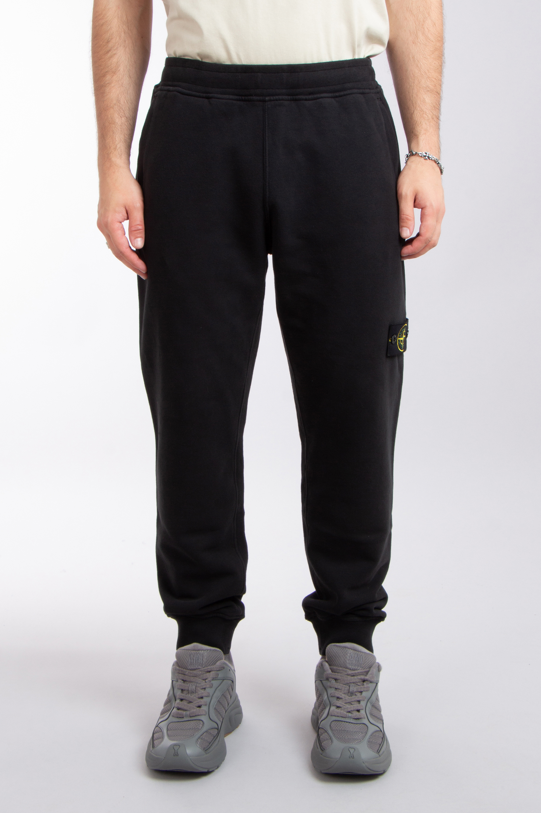 STONE ISLAND Brushed Organic Cotton Fleece Sweatpants