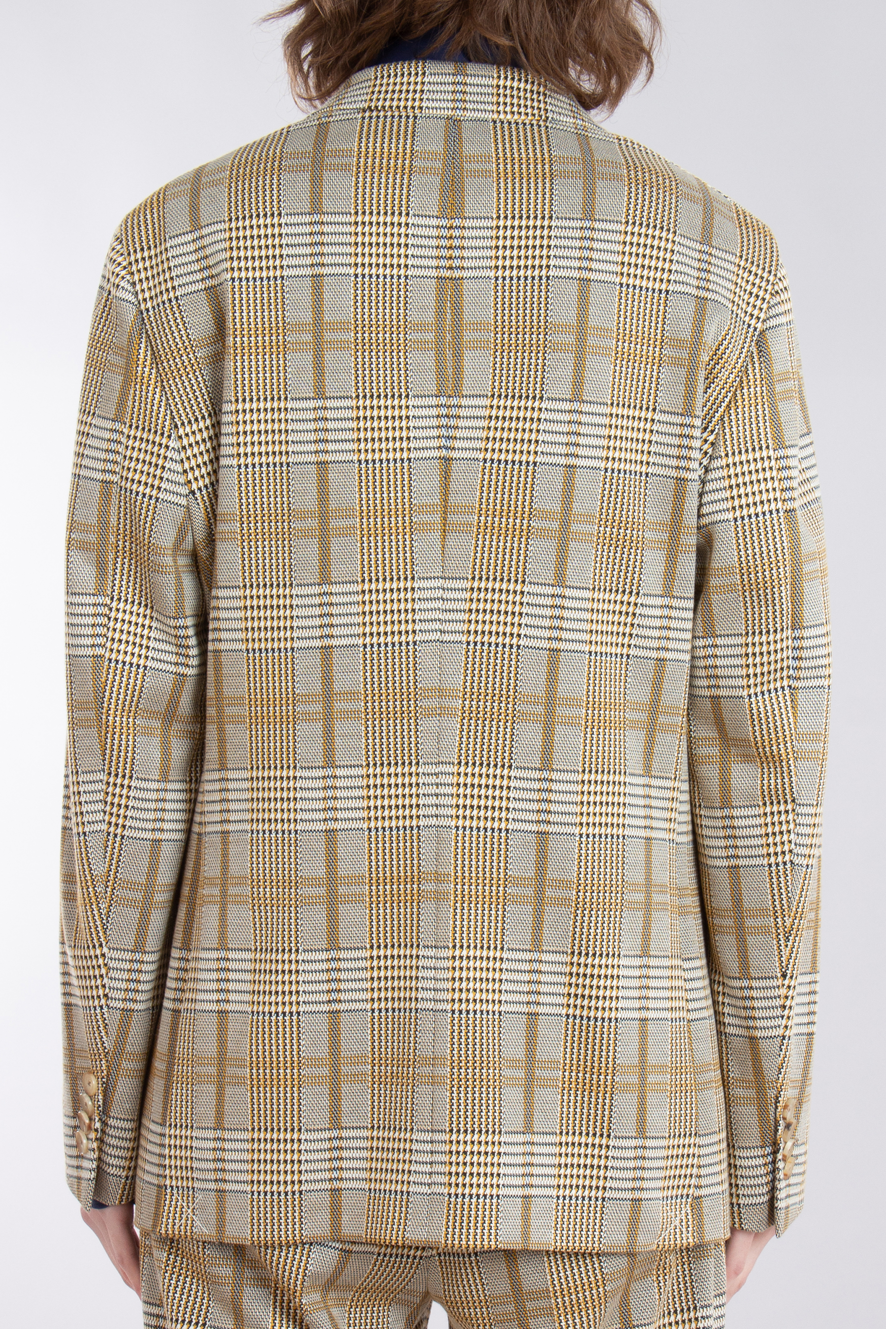 ETRO Checked Viscose-Nylon Stretch Jacket