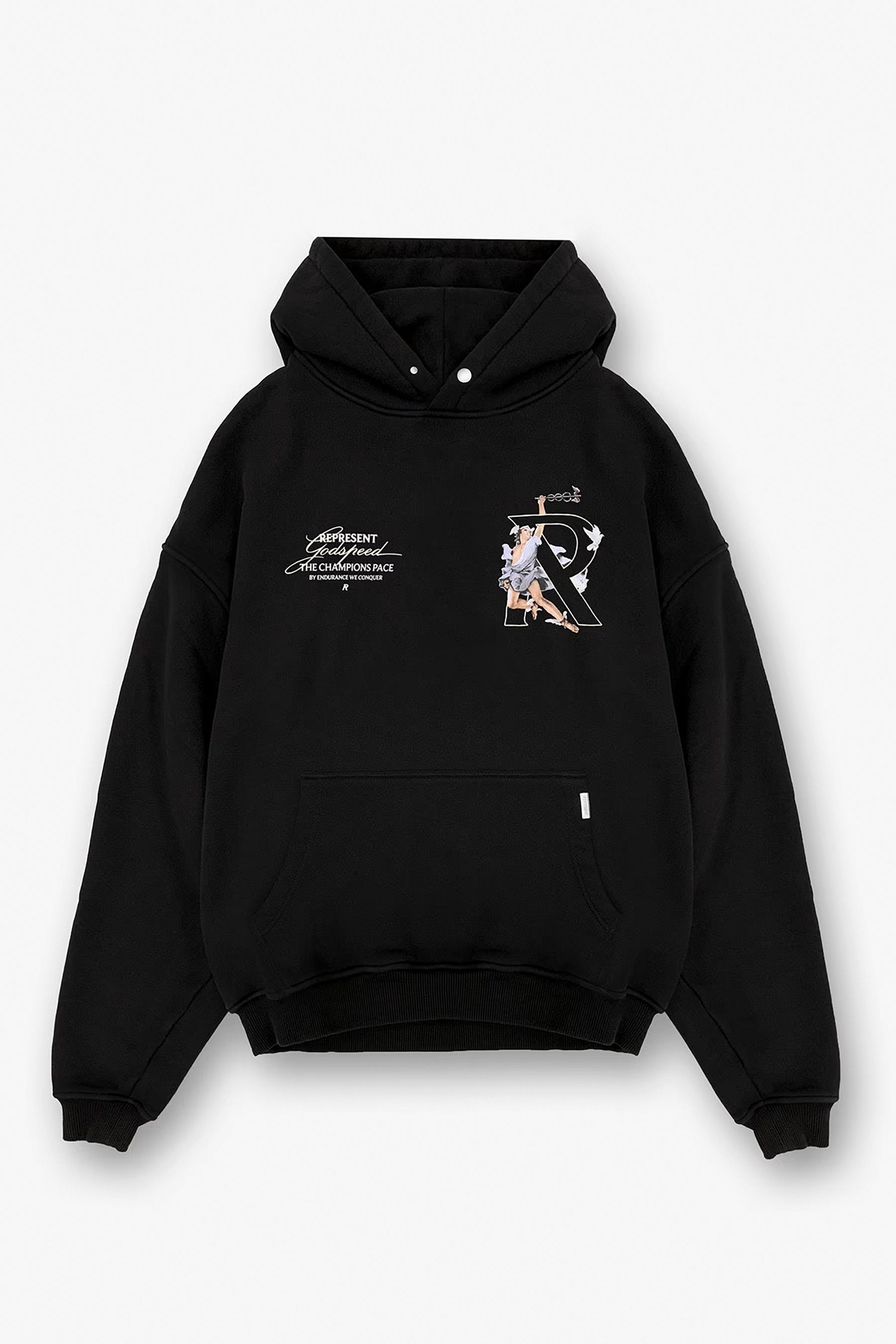 REPRESENT Hermes Print Cotton Hoodie