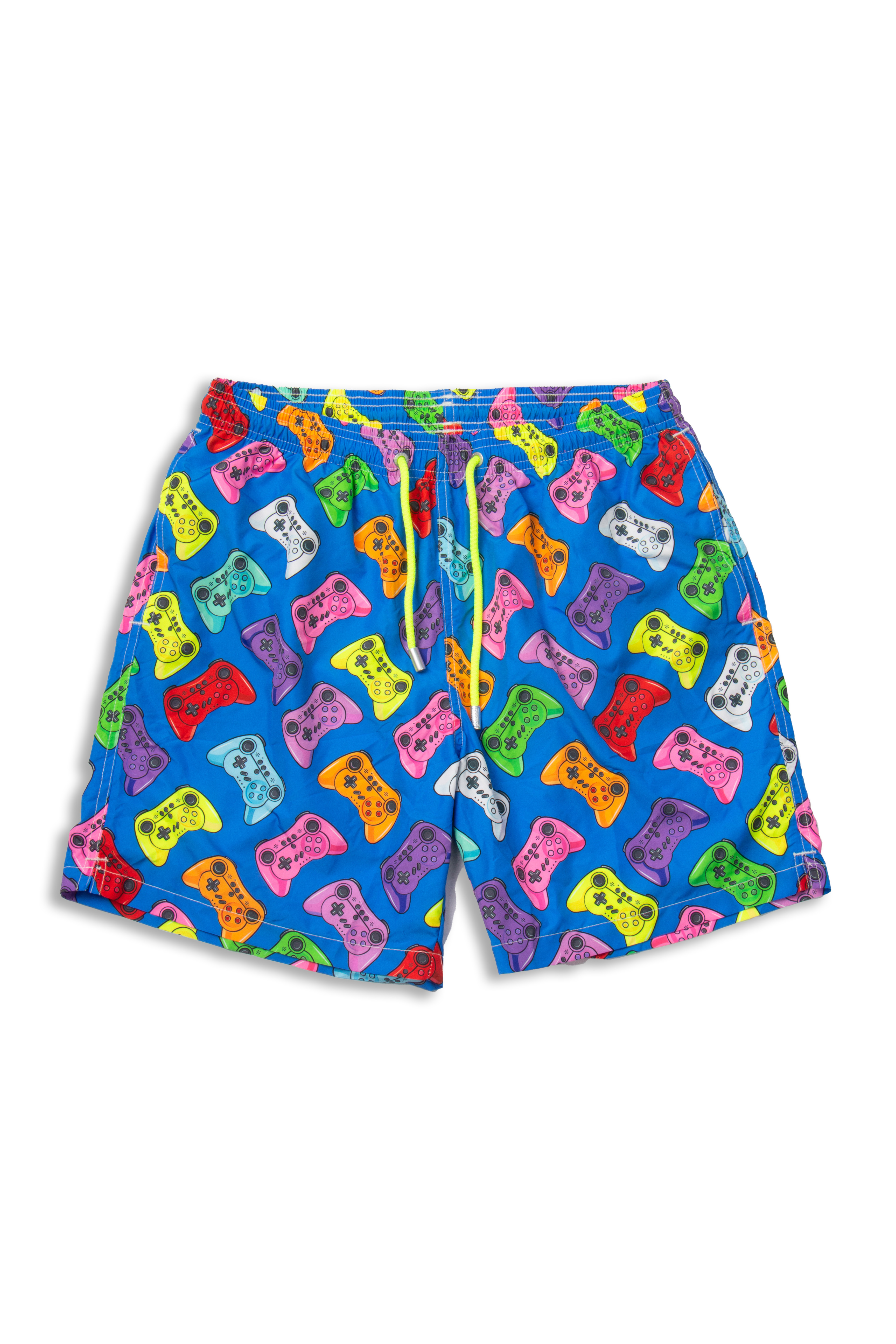 MC 2 SAINT BARTH Gamecontroller Print Swim Shorts 