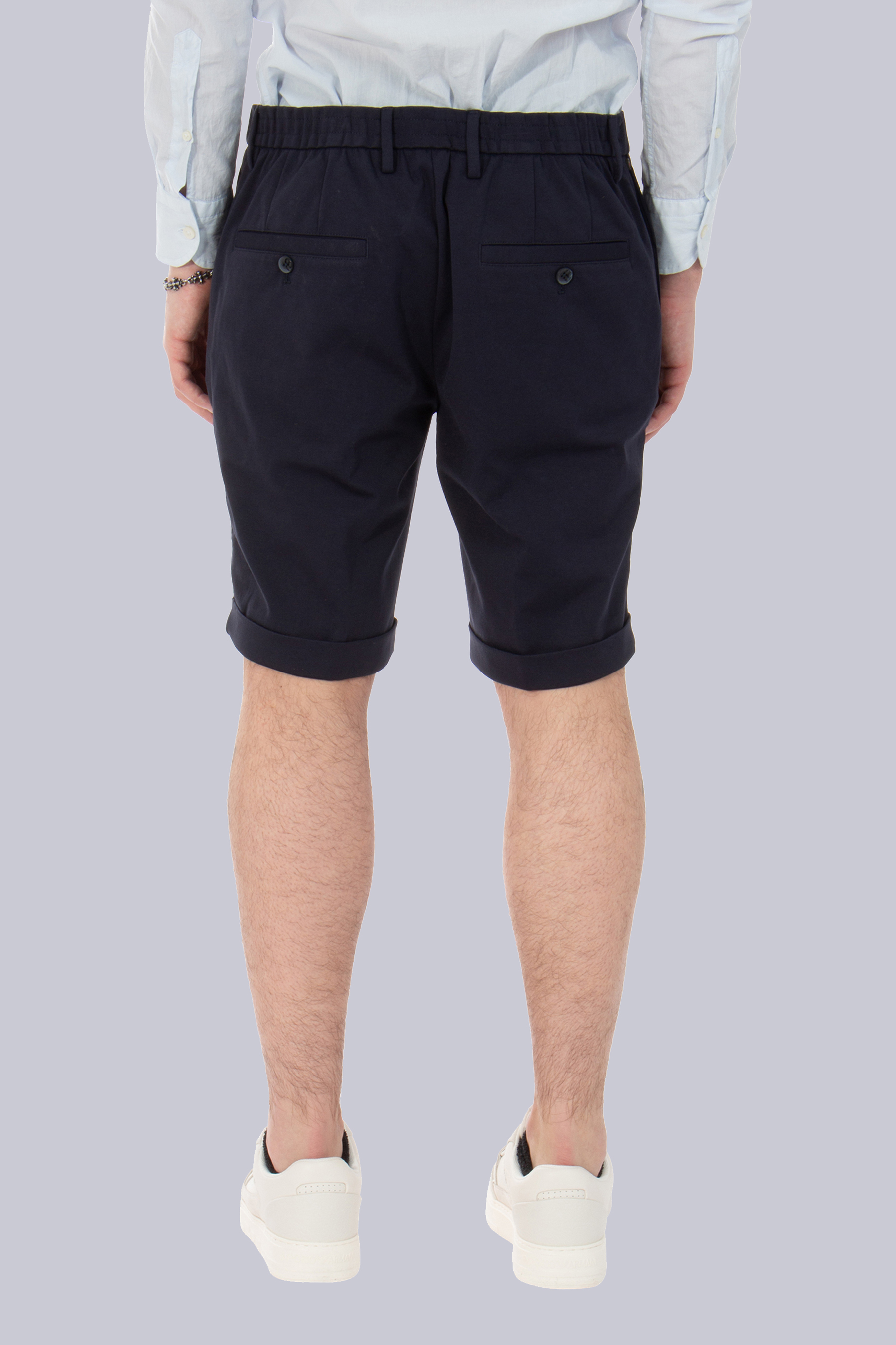 GTA Slim Fit Cotton-Nylon Stretch Shorts Davide Short