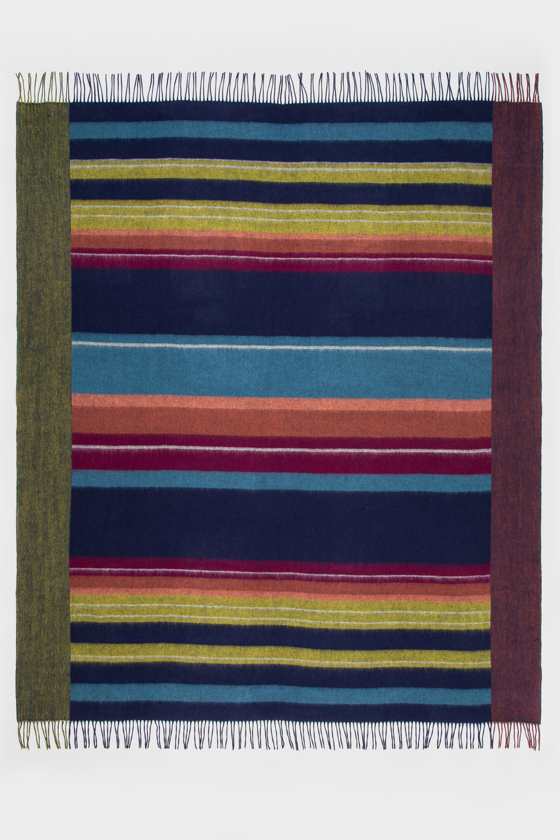 PAUL SMITH Faded Edge Lambswool Blanket