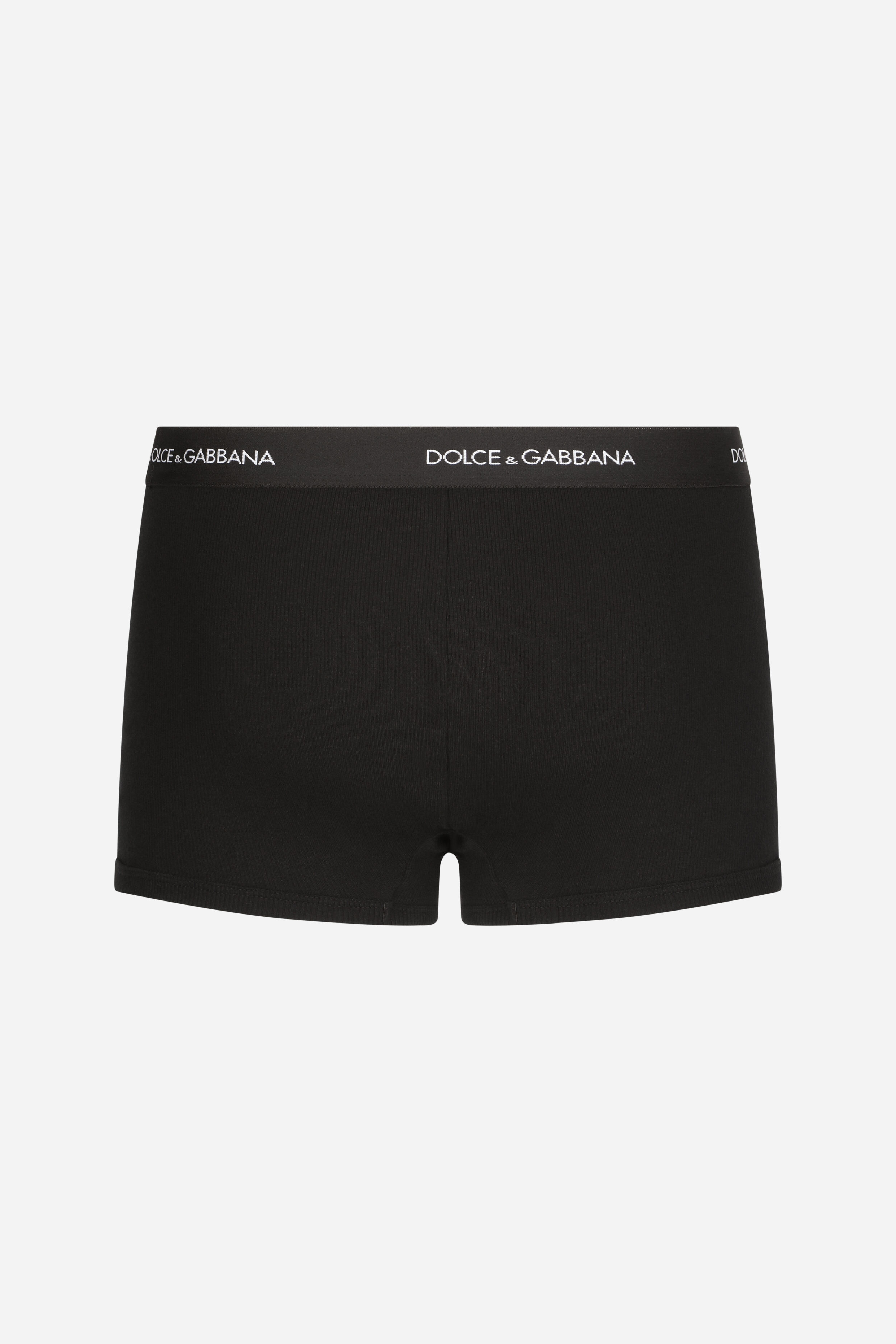 DOLCE & GABBANA Ribbed Cotton Boxer Brief