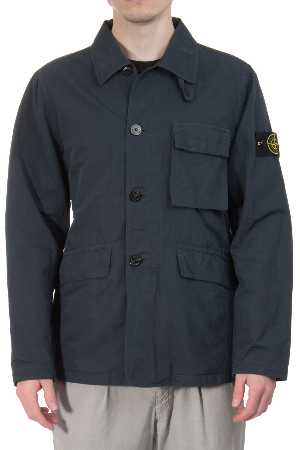 STONE ISLAND Cotton-Linen Jacket