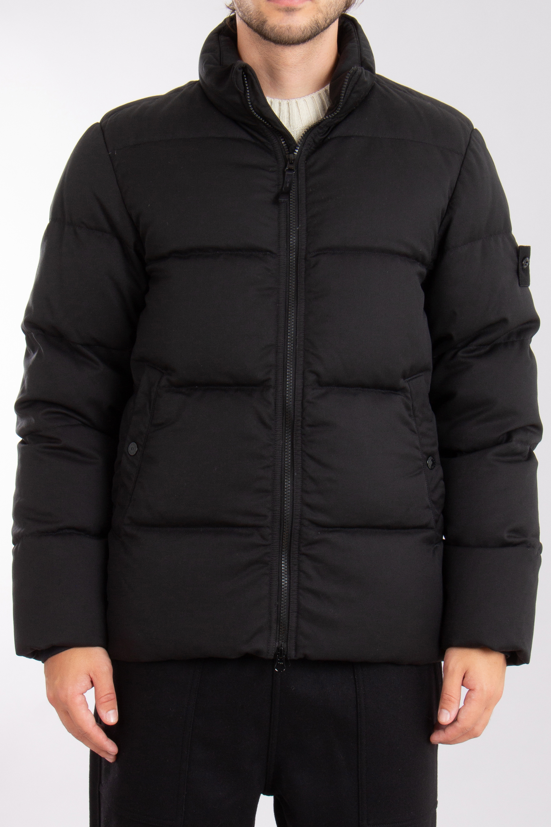 STONE ISLAND Ghost Piece Twill Wool Down Jacket