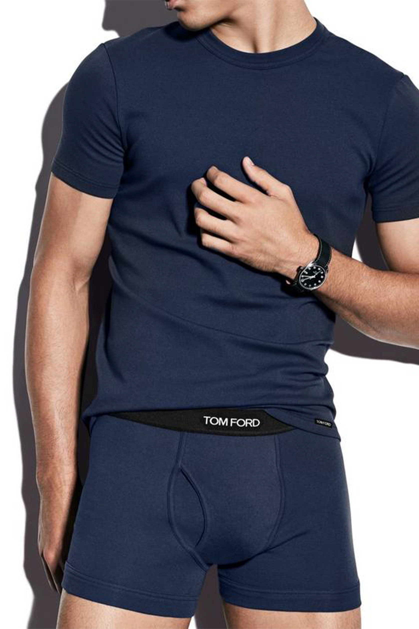 TOM FORD Cotton Crew Neck T-Shirt