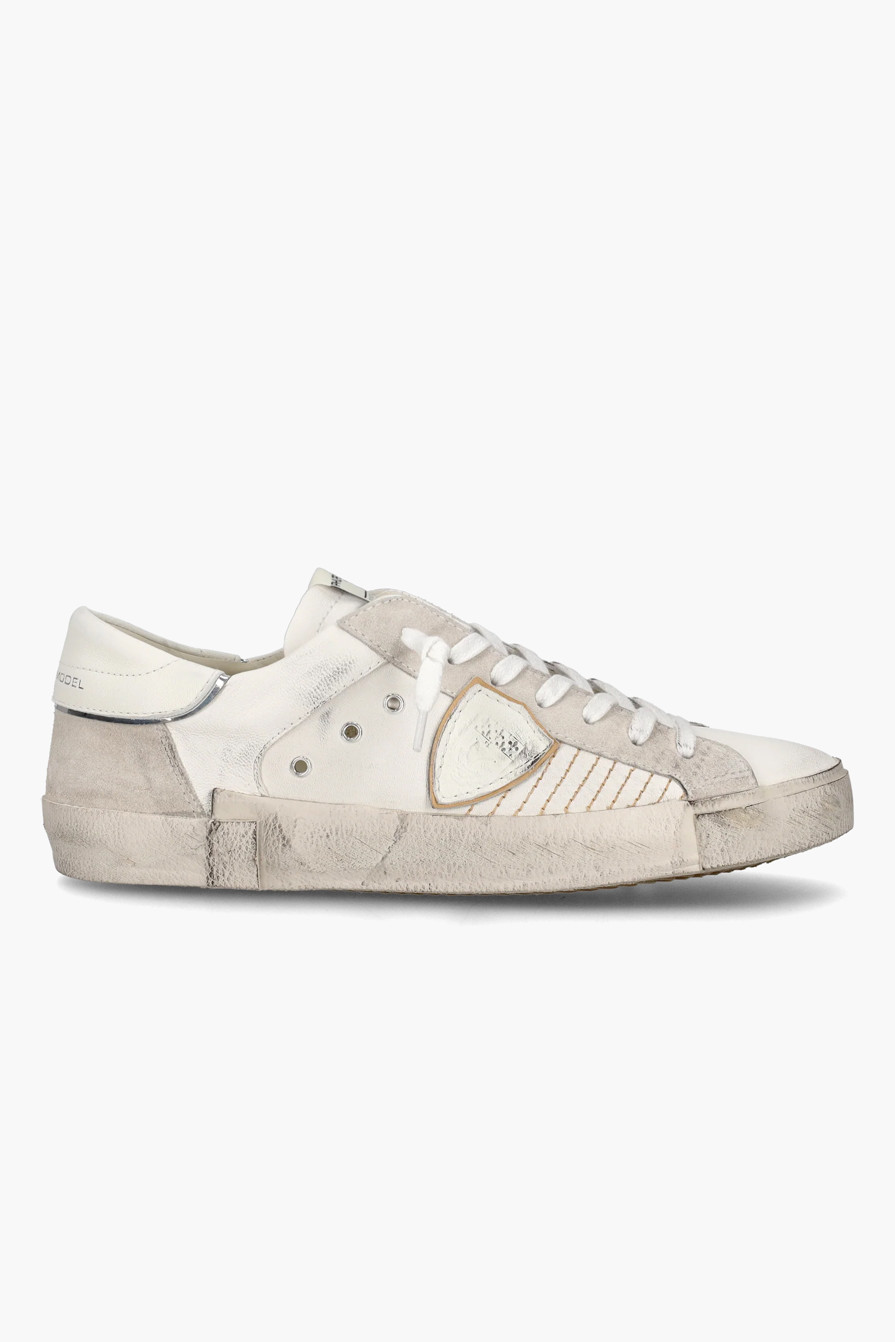 PHILIPPE MODEL Leather & Suede Sneakers Prsx Low