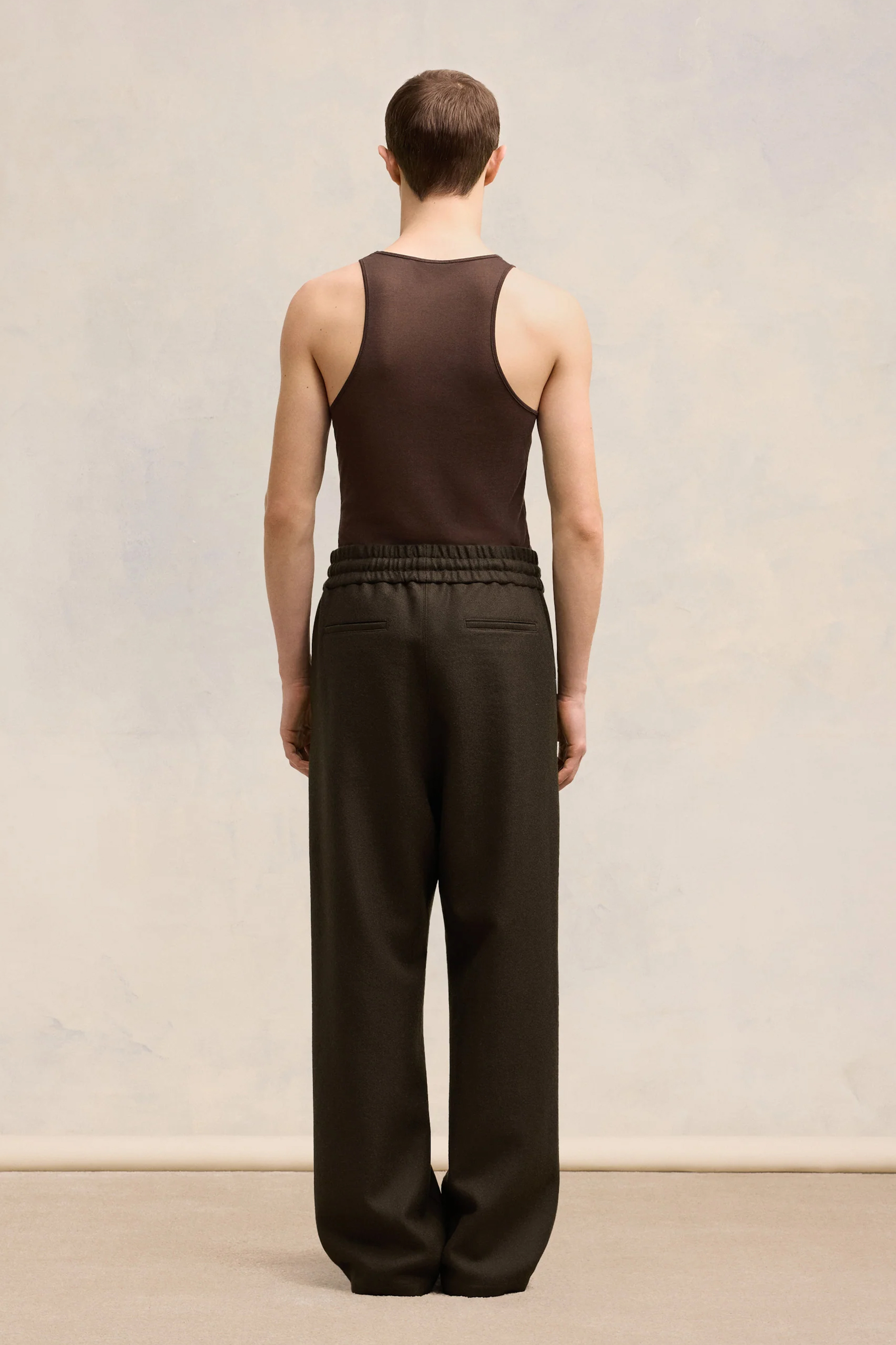 AMI PARIS Wide Virgin Wool Pants