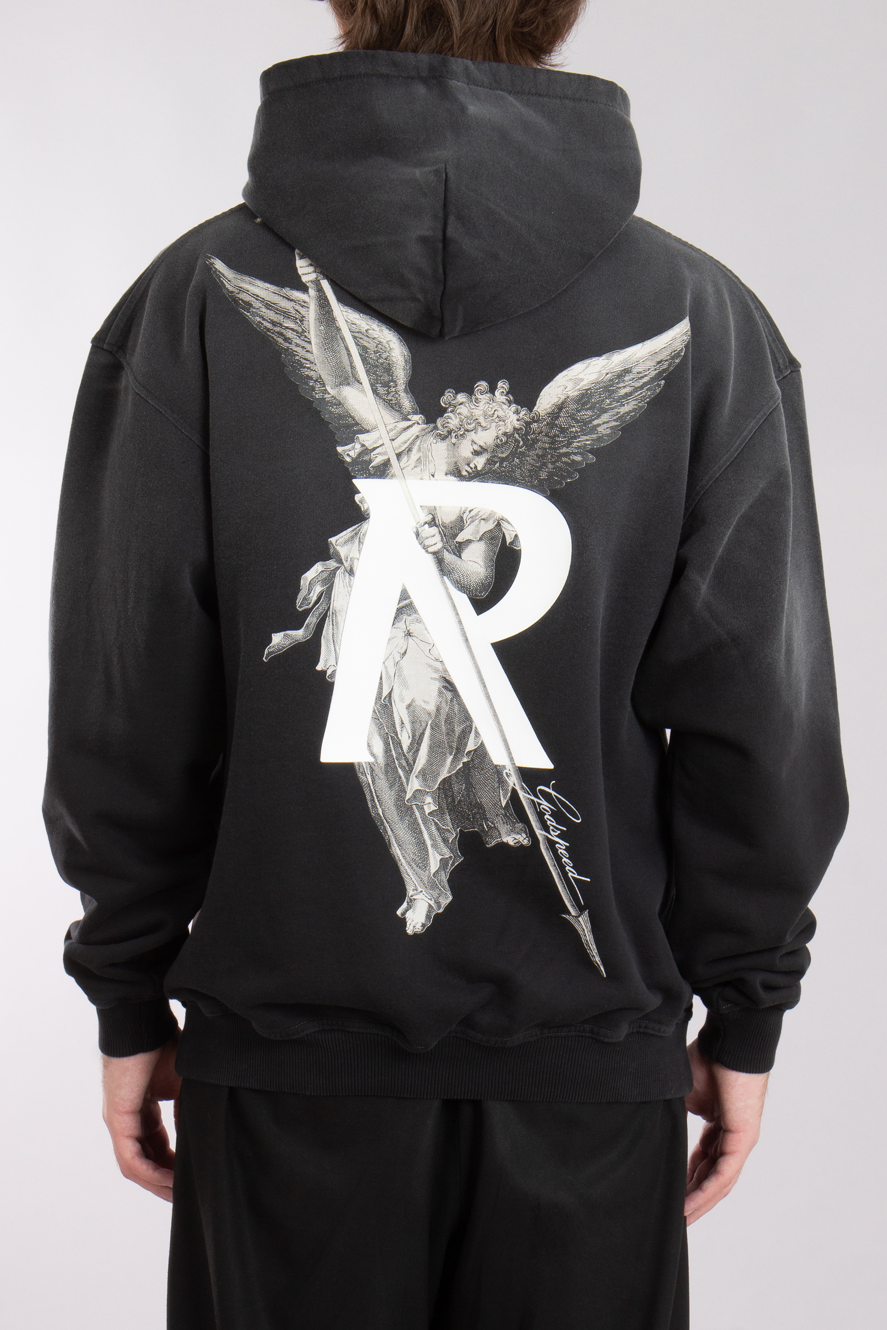 REPRESENT Archangel Print Cotton Hoodie