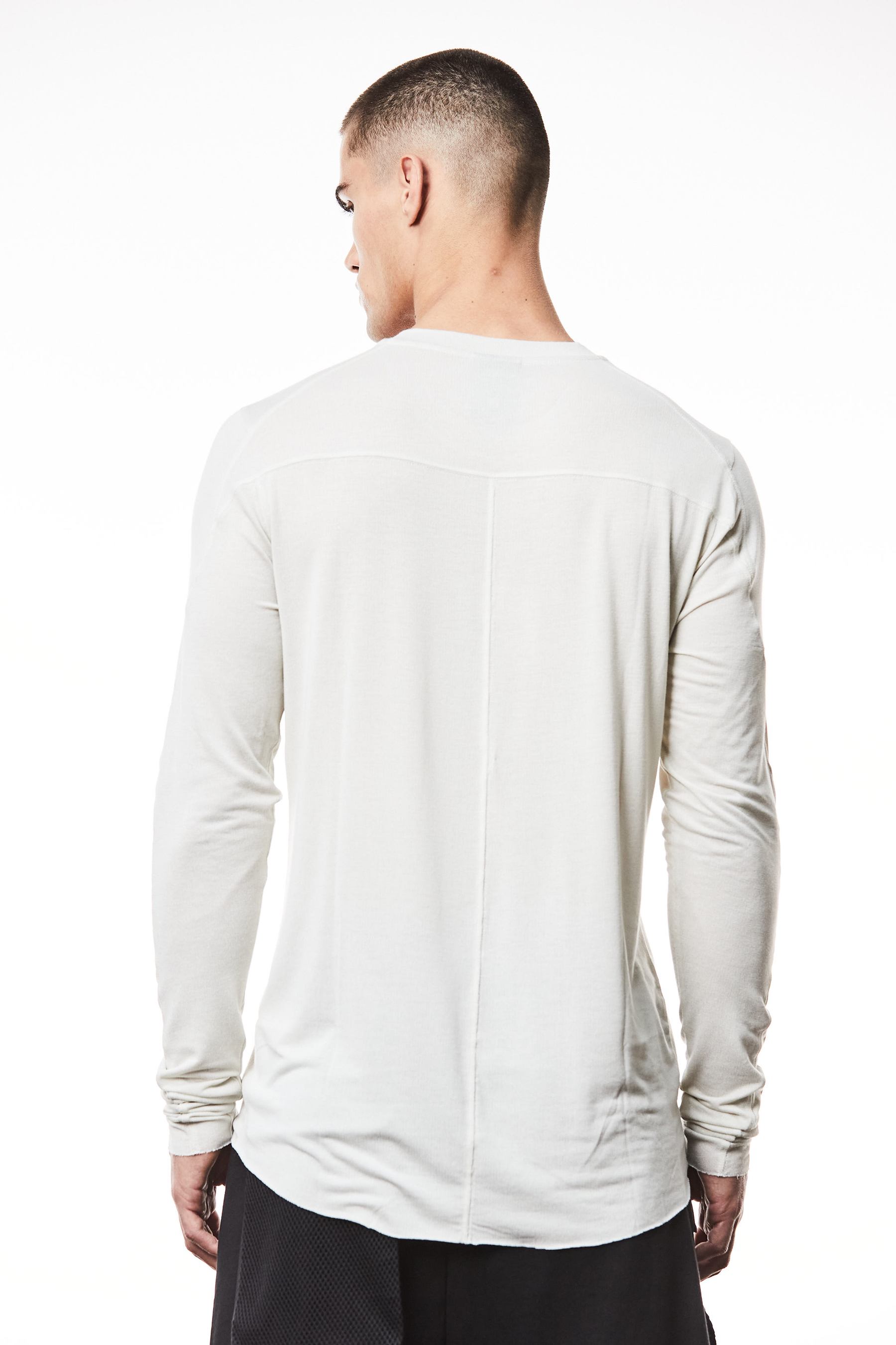 THOM KROM Slim Fit Light Viscose Stretch Long Sleeve T-Shirt