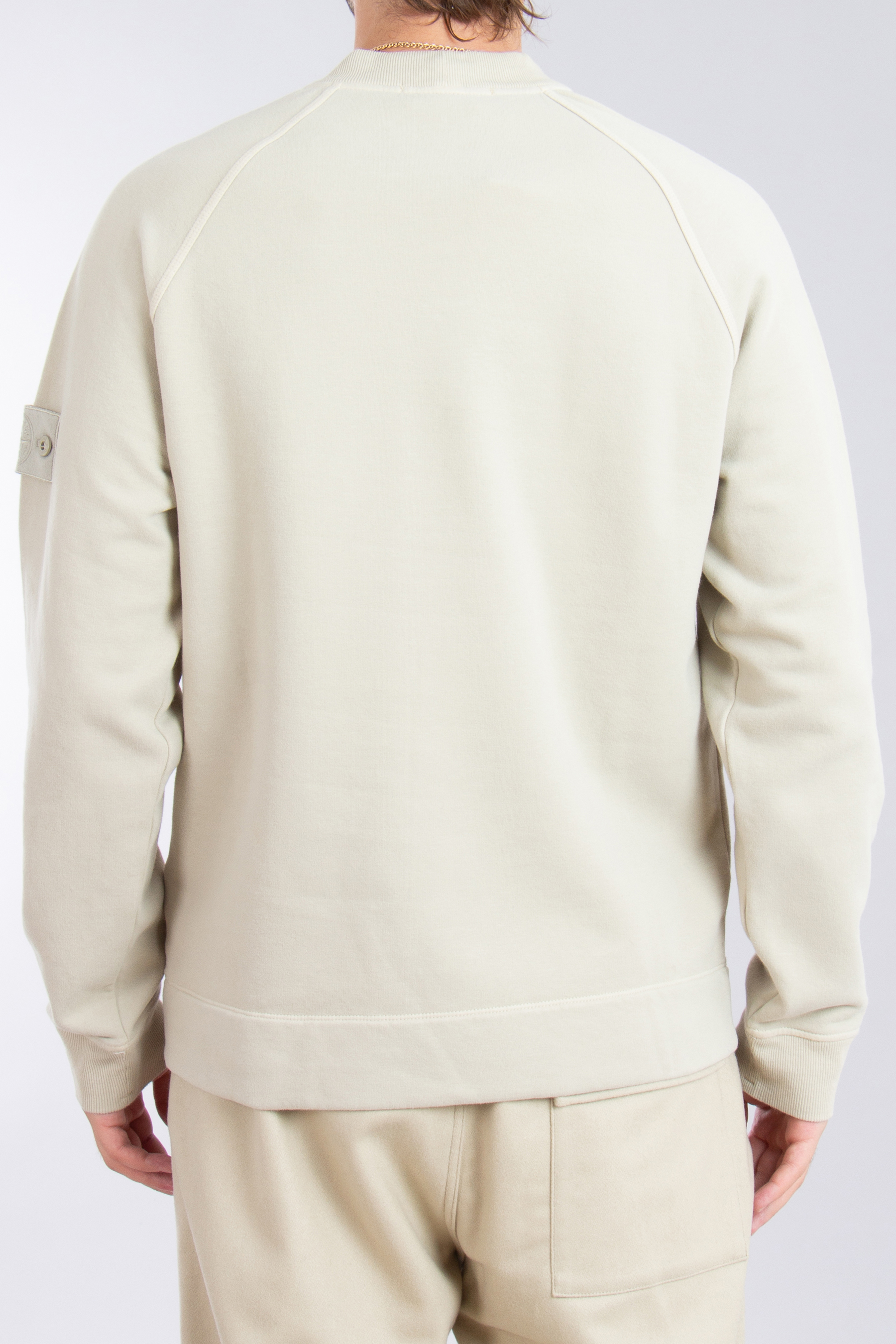 STONE ISLAND Ghost Piece Organic Cotton Stretch Sweatshirt