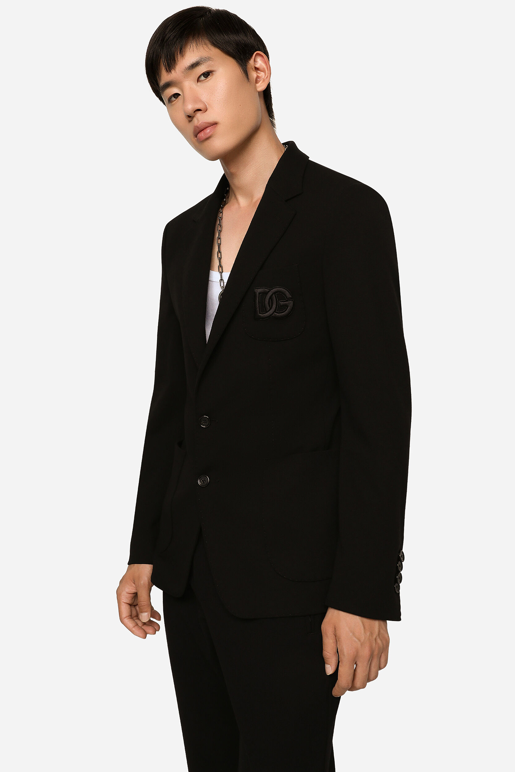 DOLCE & GABBANA Stretch Jersey Jacket Portofino