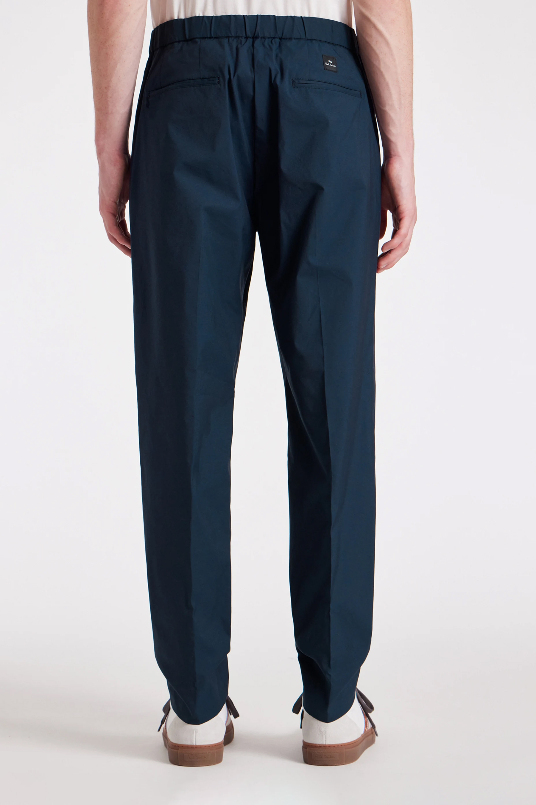 PAUL SMITH Pleated Cotton Blend Pants