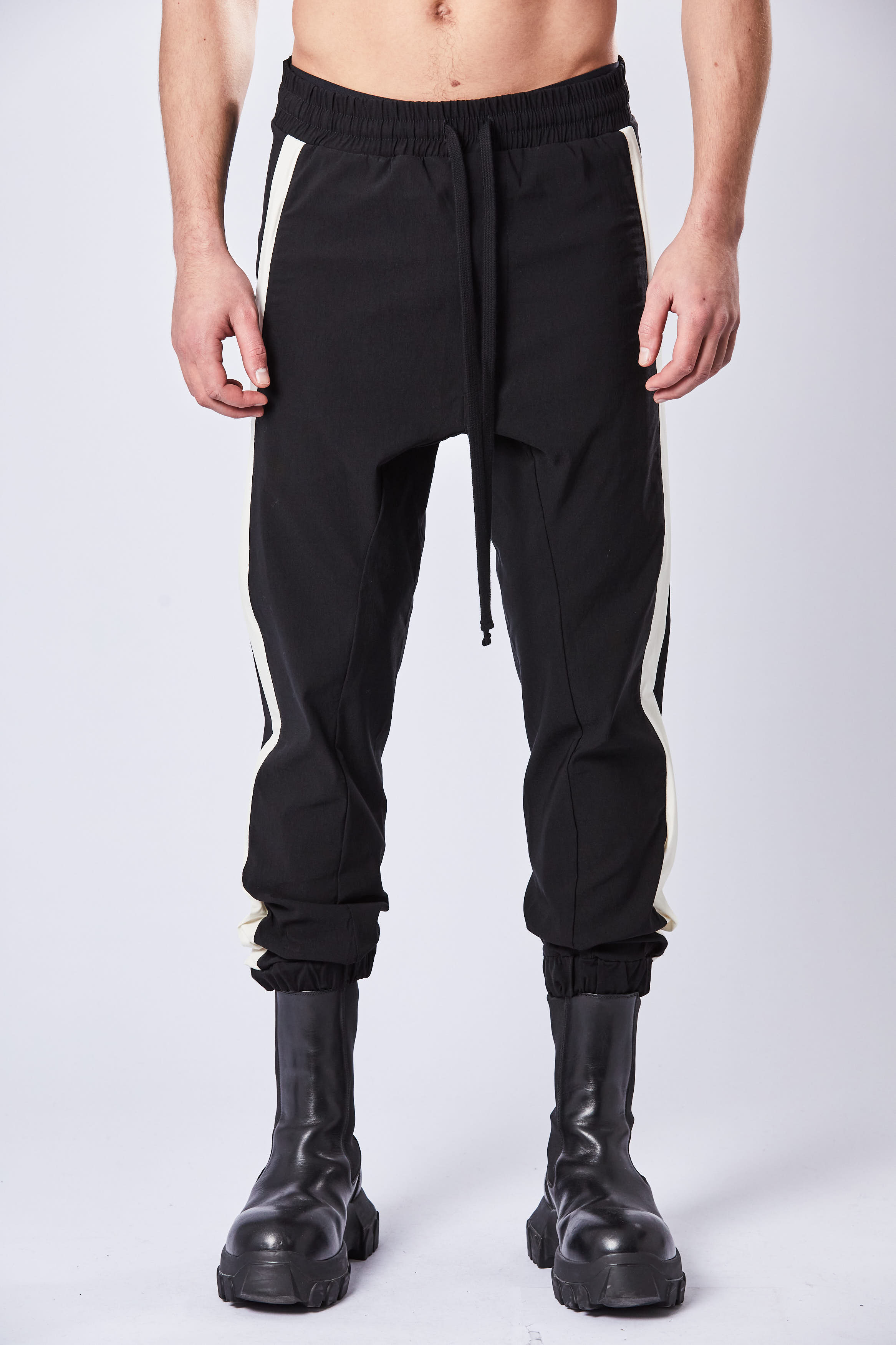 THOM KROM Stretch Fabric Drop Crotch Pants