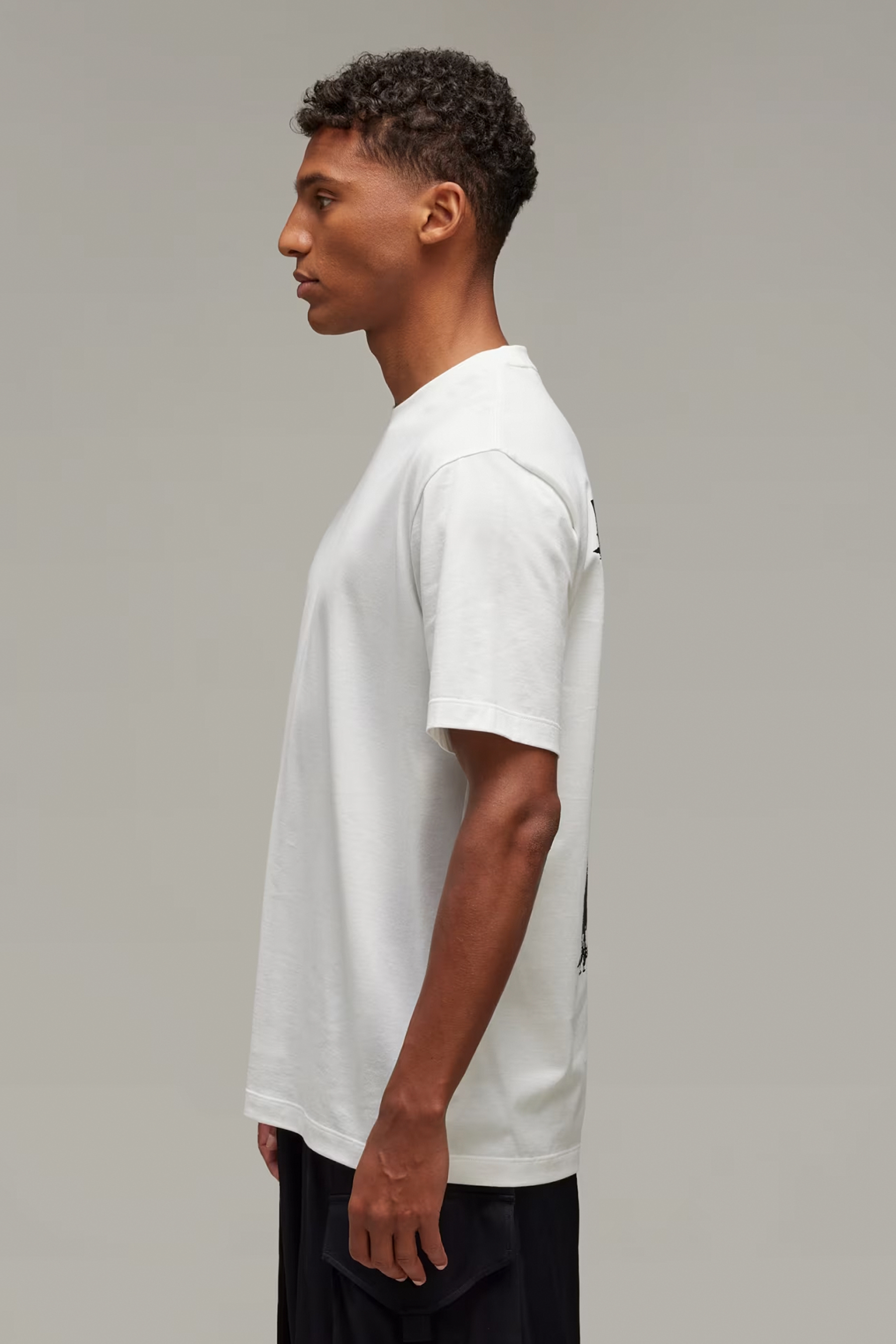 Y-3 U Graphic Print Cotton Jersey T-Shirt