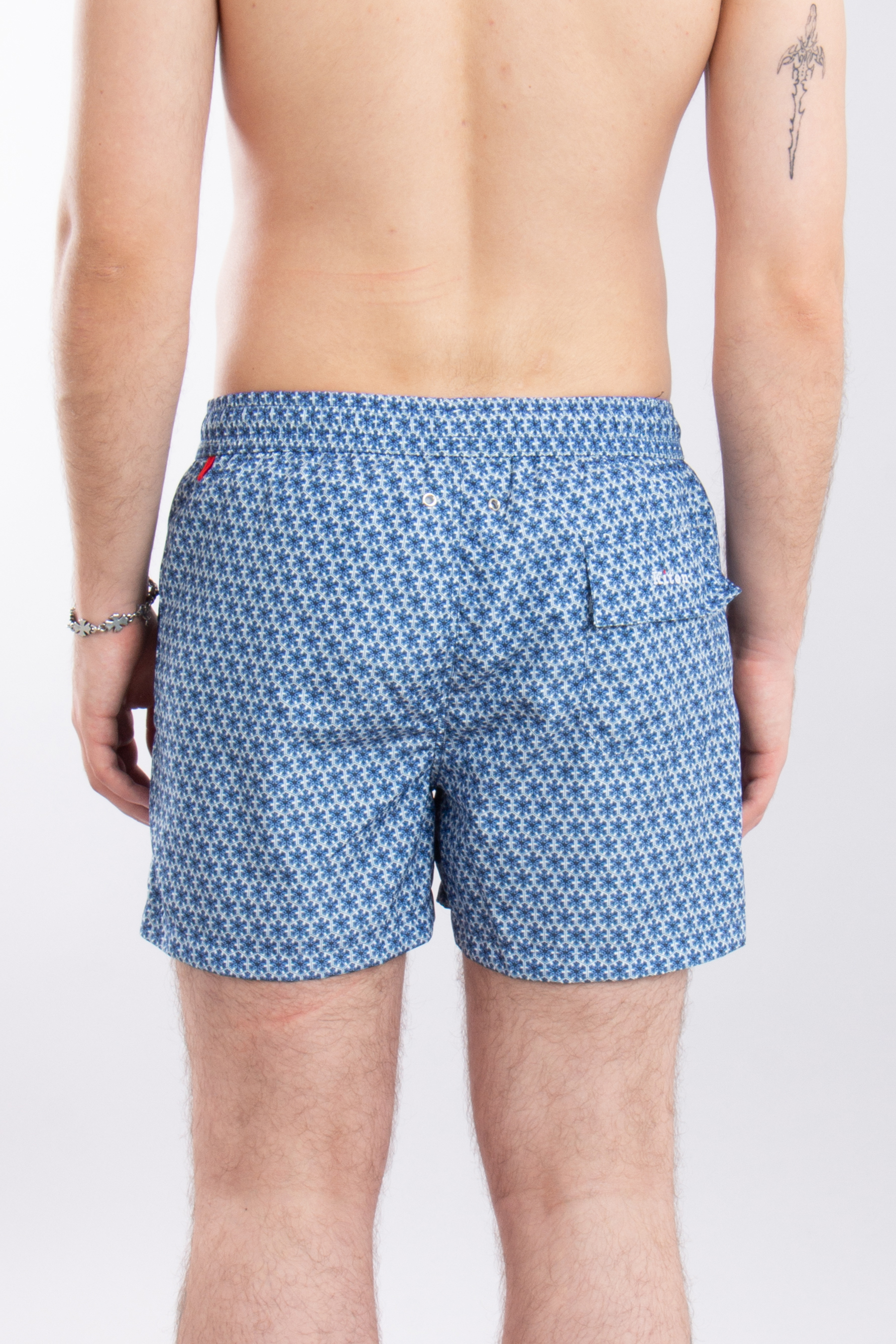 KITON Patterned Swim Shorts