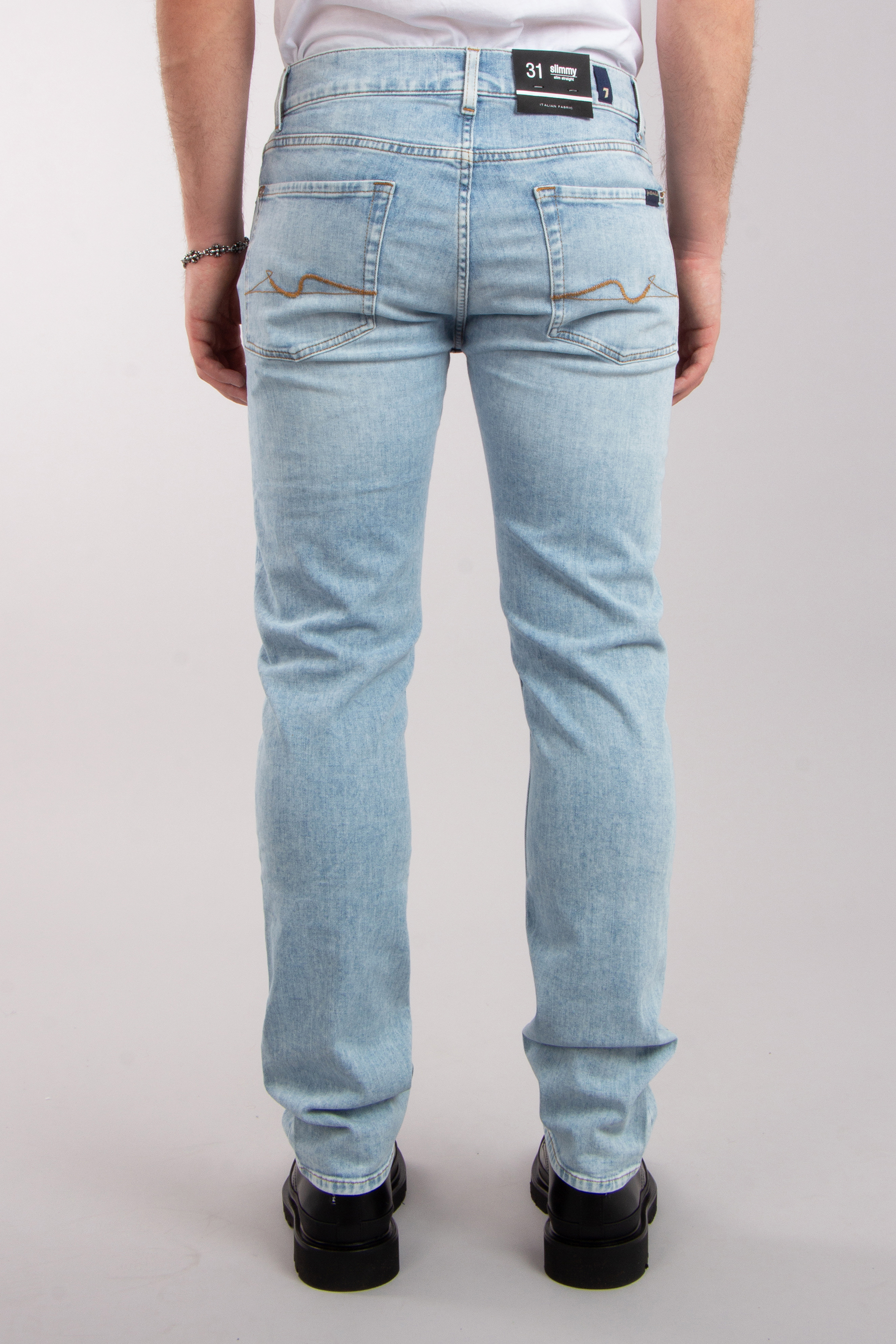 7 FOR ALL MANKIND Left Hand Denim Jeans Slimmy Solstice