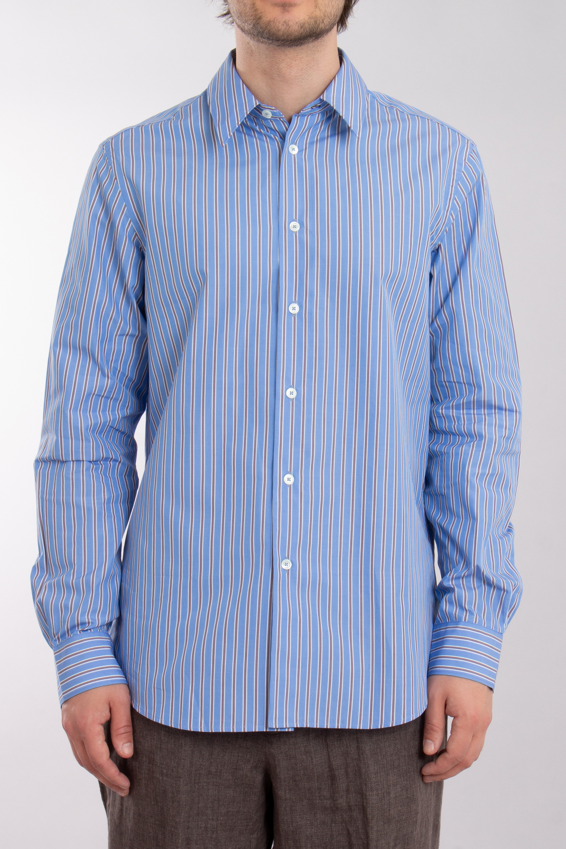 PAUL SMITH Casual Fit Striped Cotton Shirt