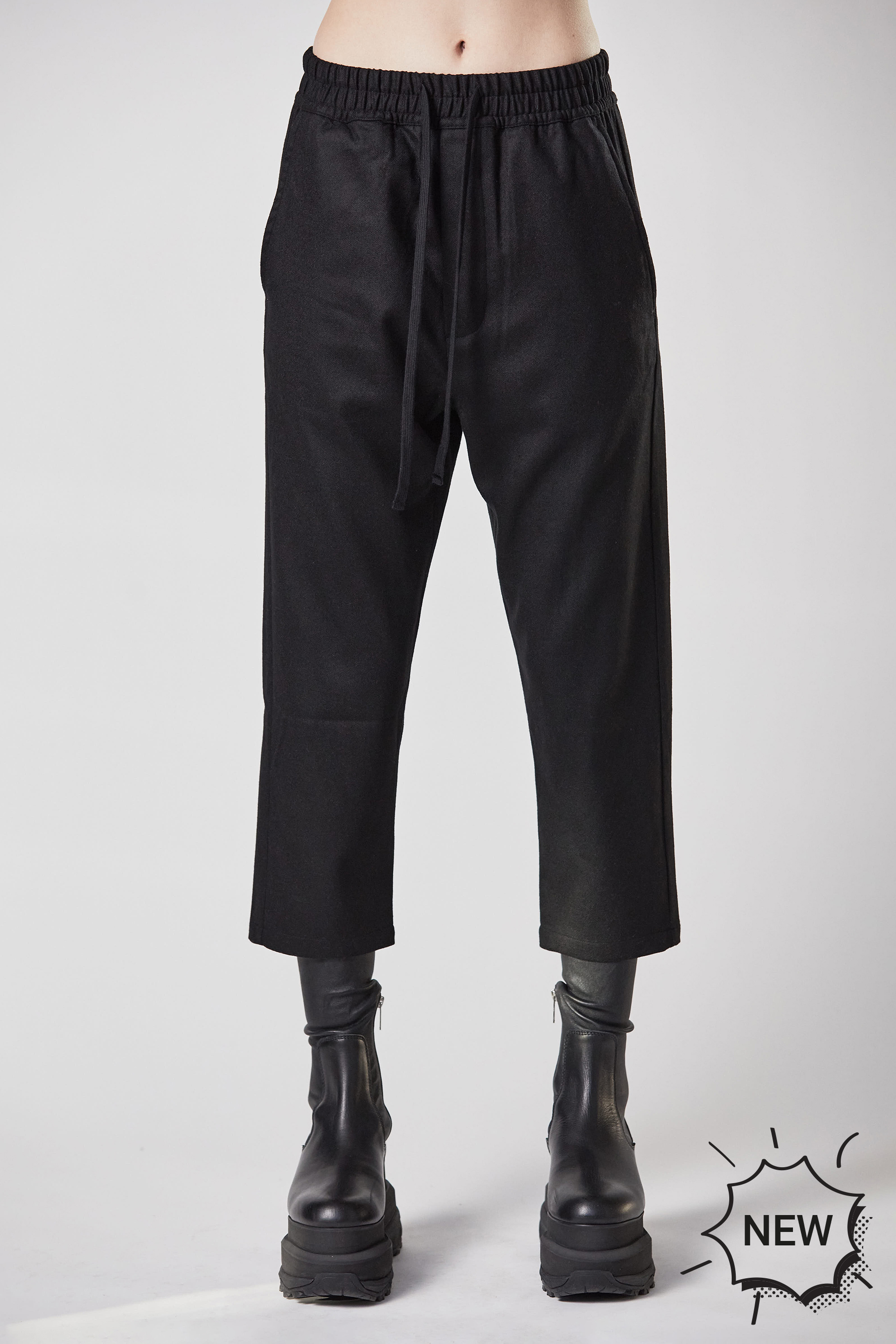 THOM KROM Low Crotch Wool Stretch Pants