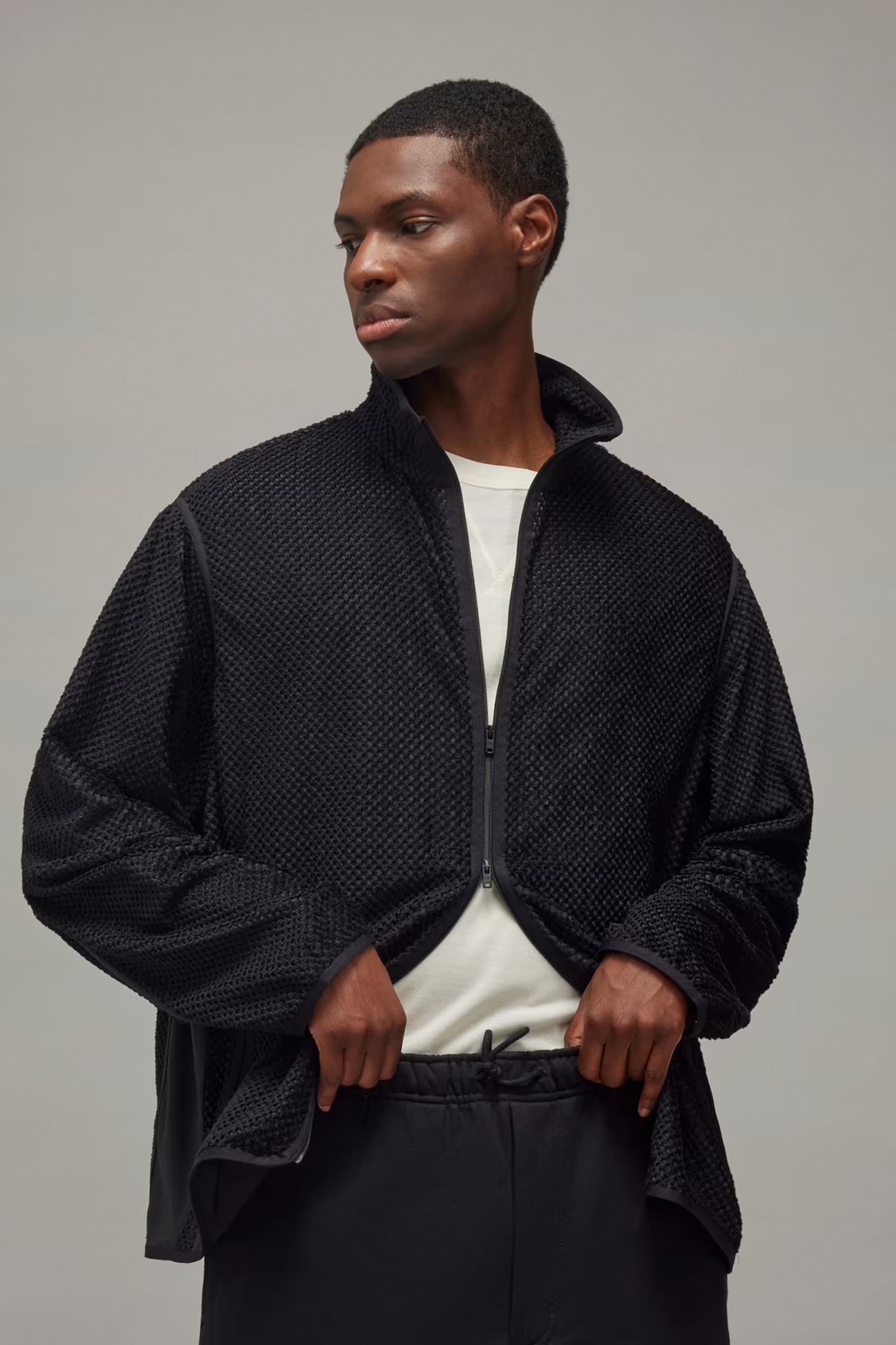 Y-3 Recycled Polyester Waffle Sweat Jacket