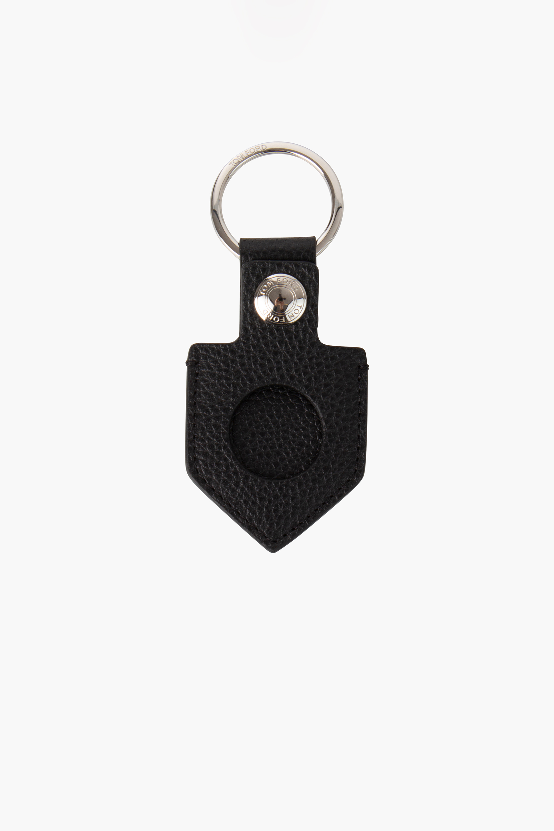 TOM FORD Grained Leather AirTag Key Ring