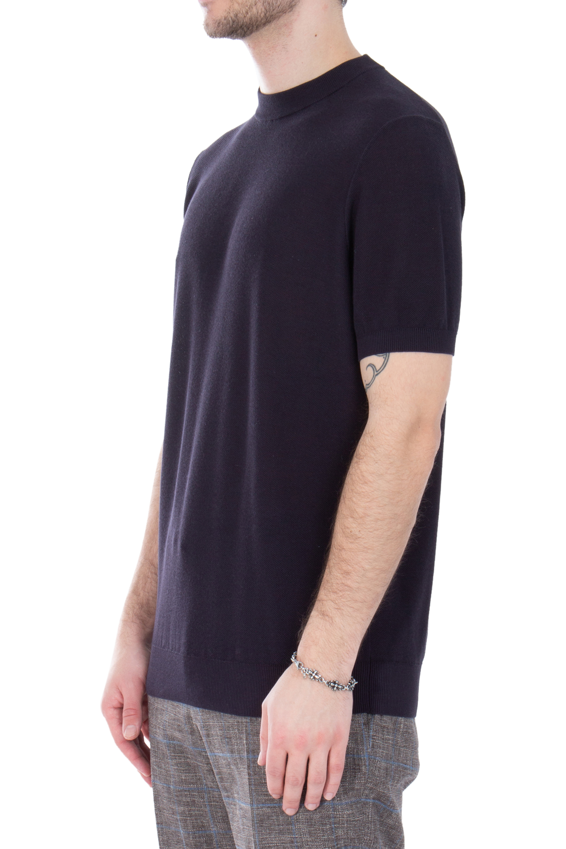 COLOMBO Knitted Cotton T-Shirt