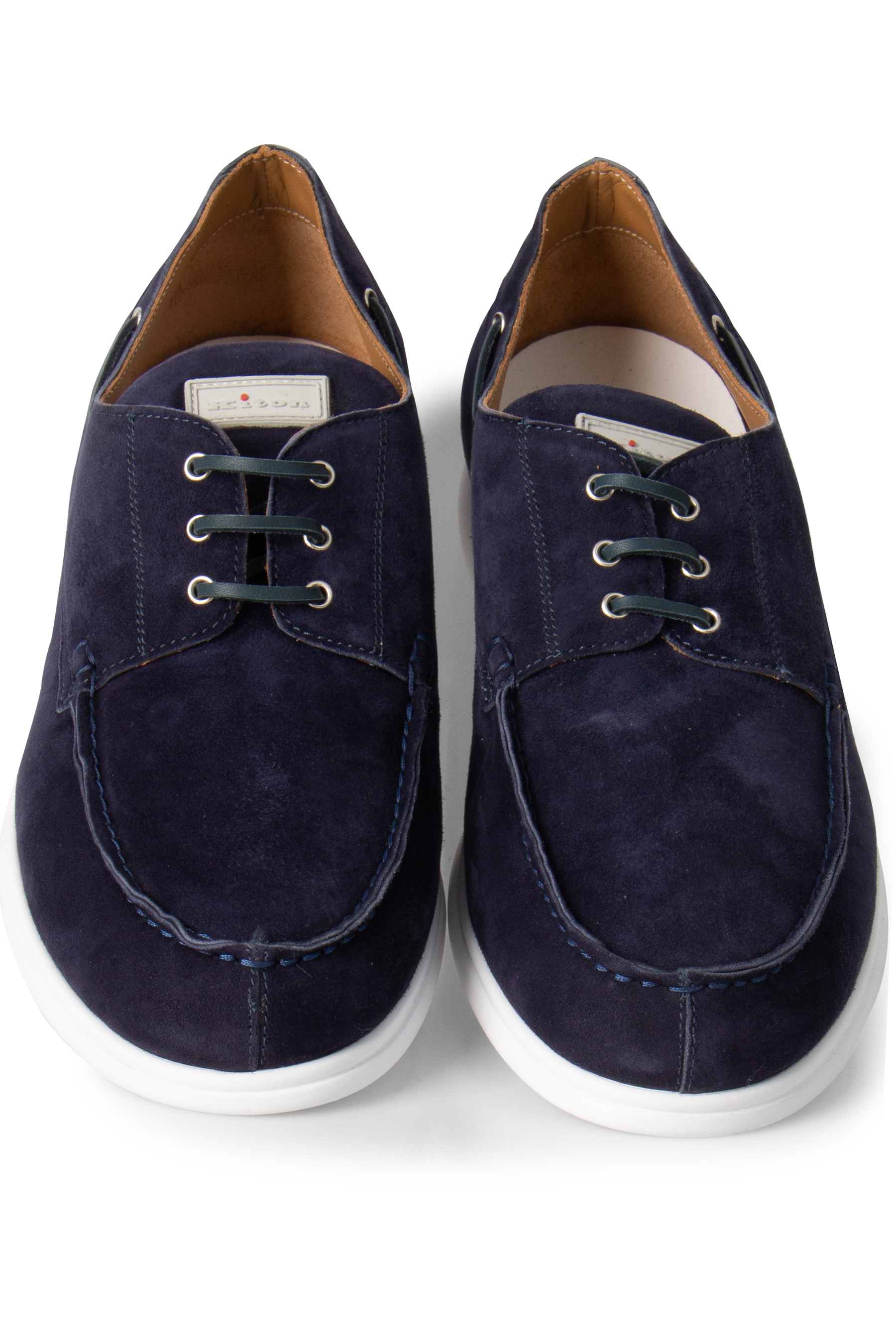 KITON Goatskin Suede Moccasins