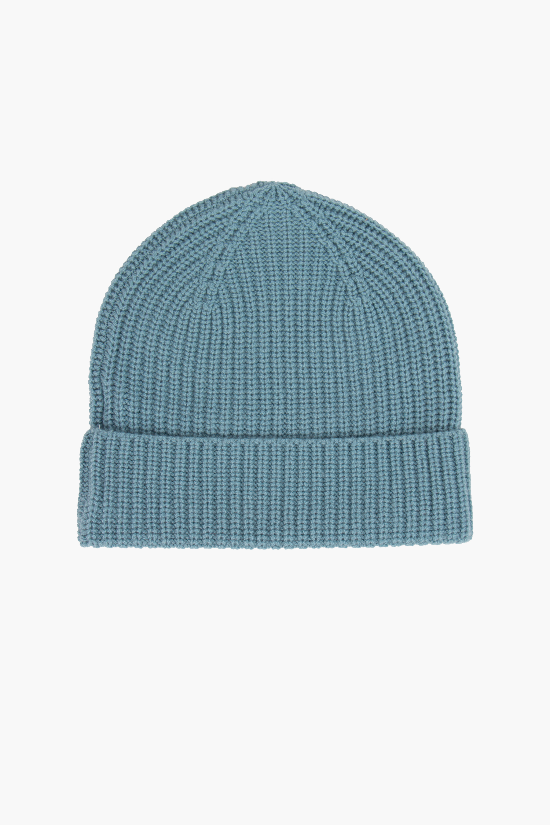 0039 ITALY Ribbed Cashmere-Wool Blend Hat