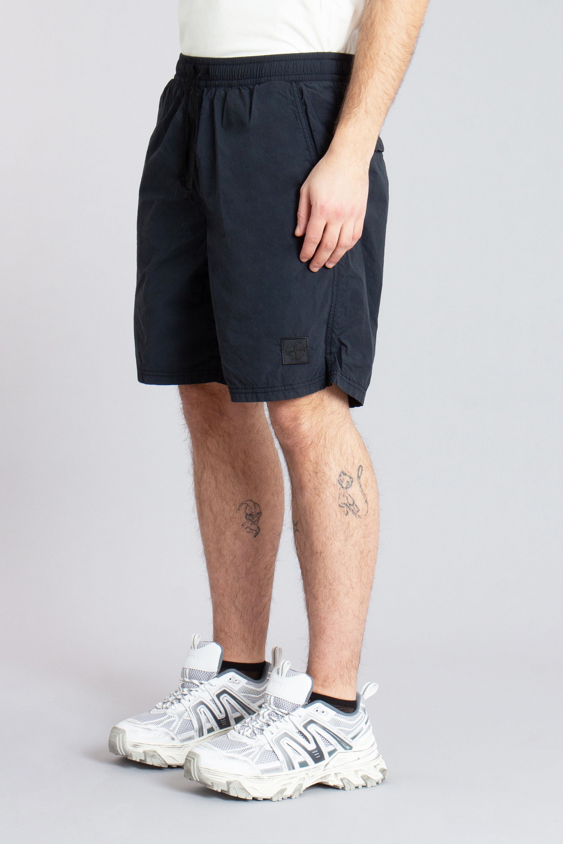 STONE ISLAND Ghost Piece Recycled Nylon Tela Swim Shorts