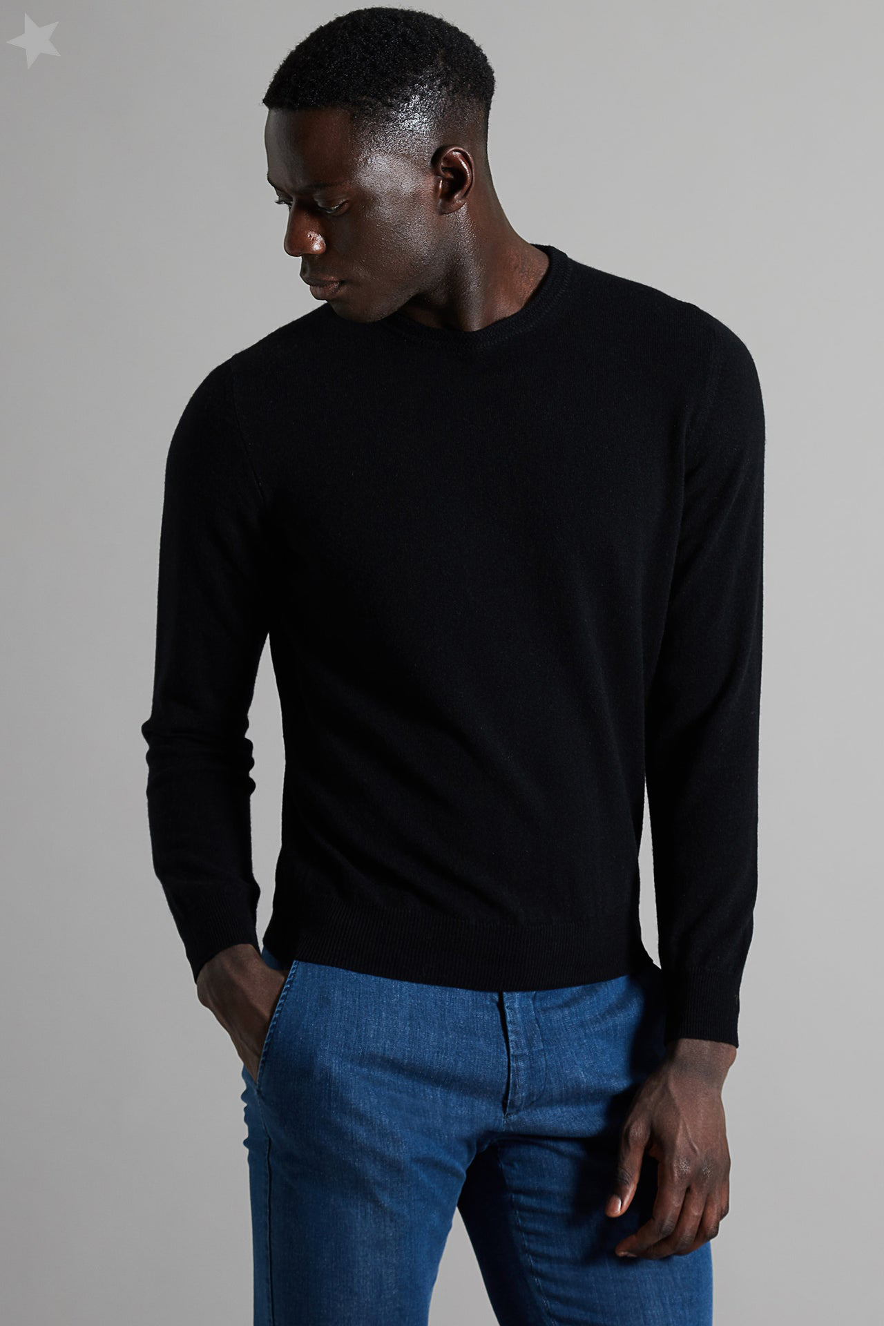 COLOMBO Kid Cashmere Round Neck Sweater 