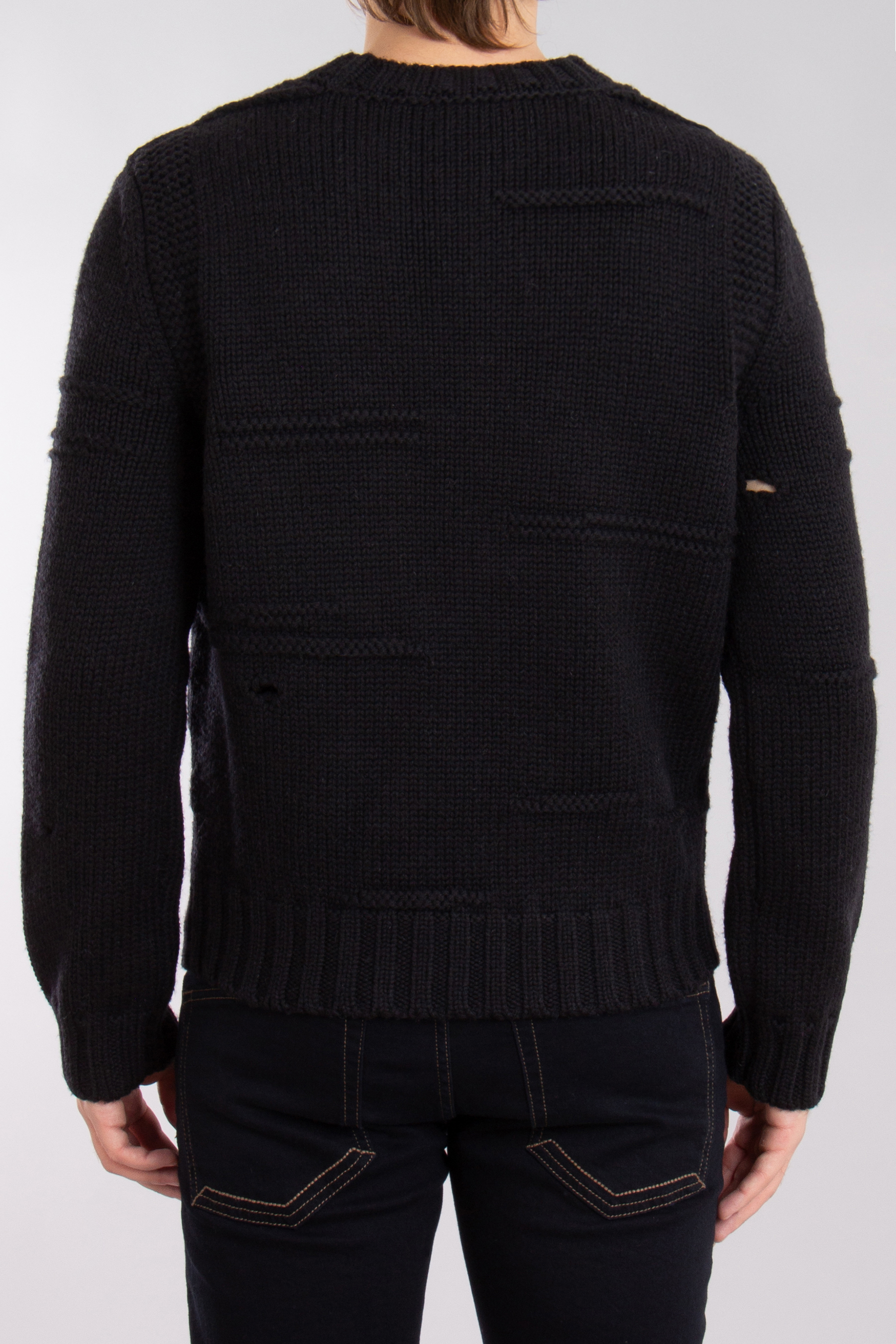 DSQUARED2 Structured Wool Knit Sweater