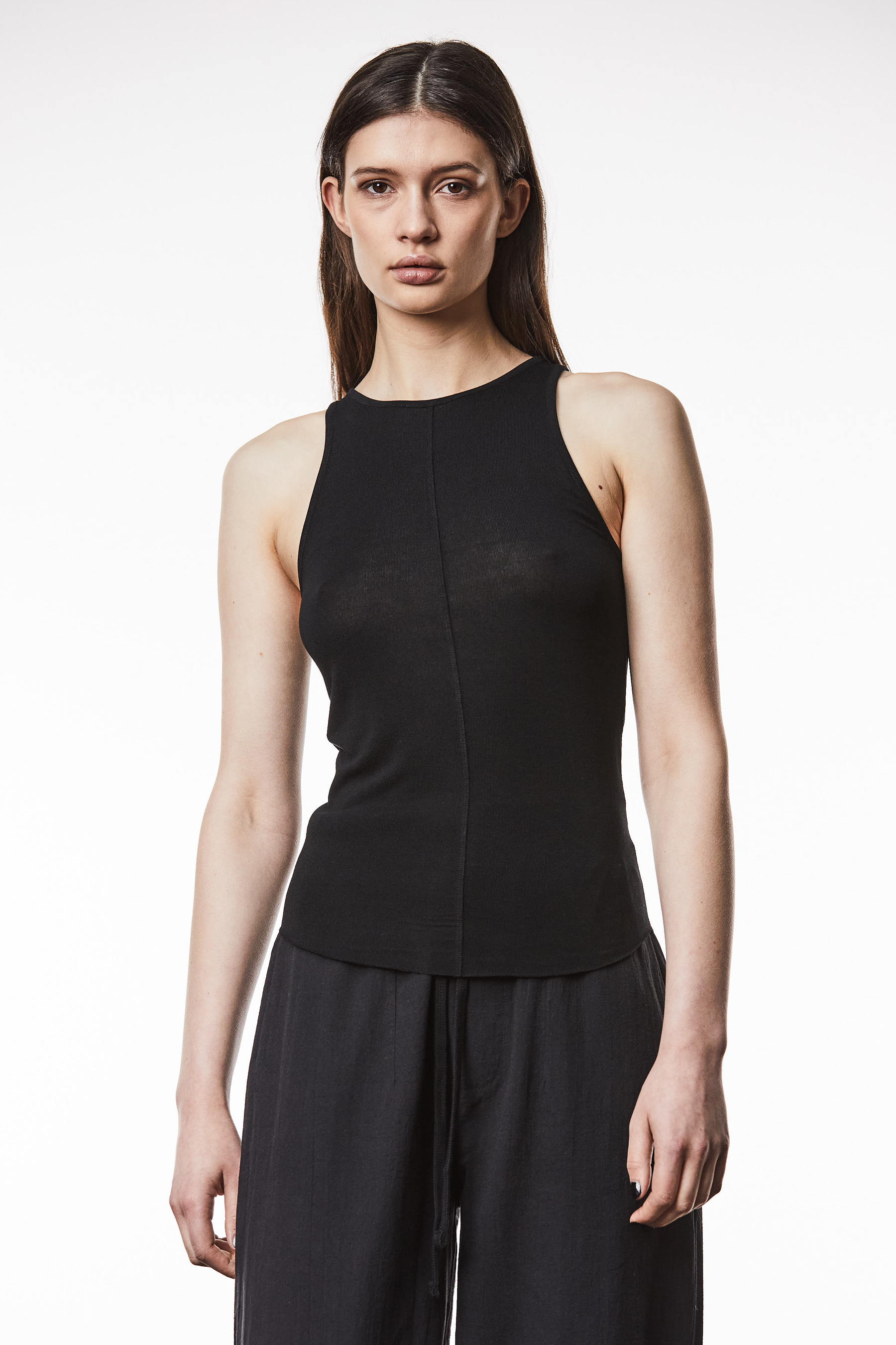 THOM KROM Slim Fit Ultra Light Stretch Viscose Tank Top