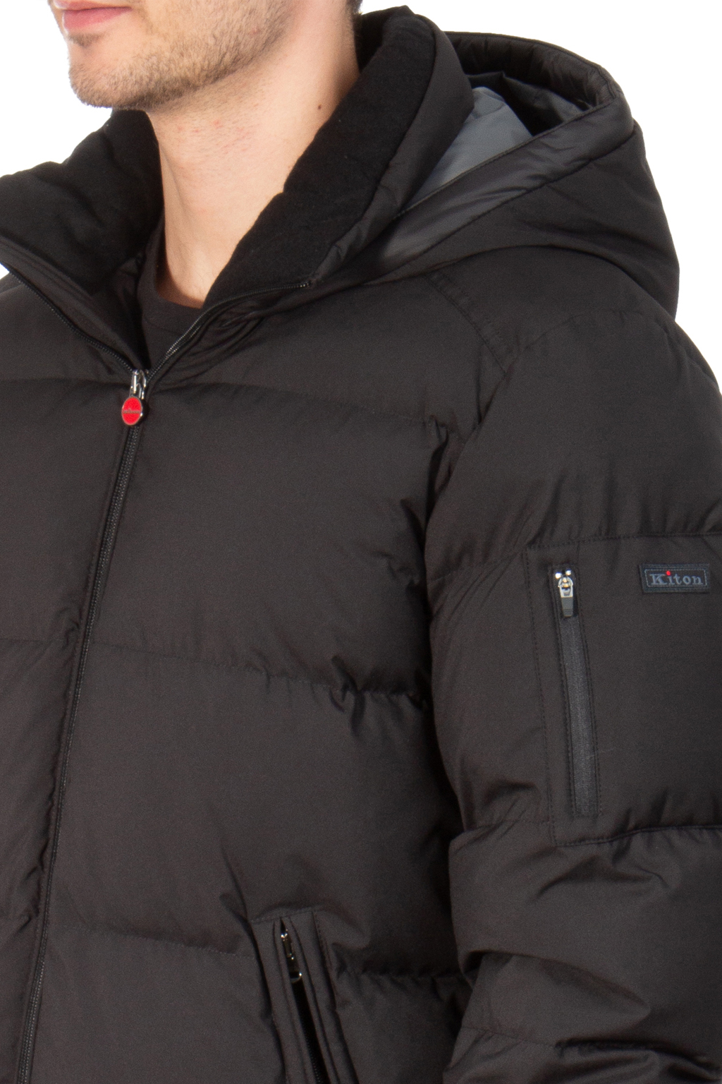 KITON Hooded Econylon Down Jacket