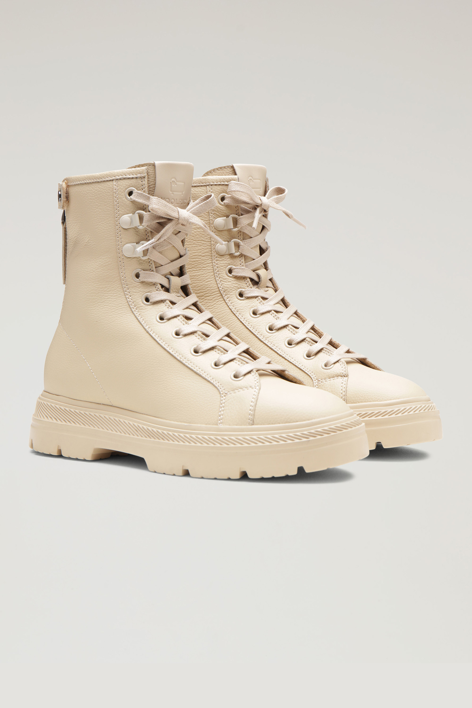 WOOLRICH Sheepskin Lined Military Boots