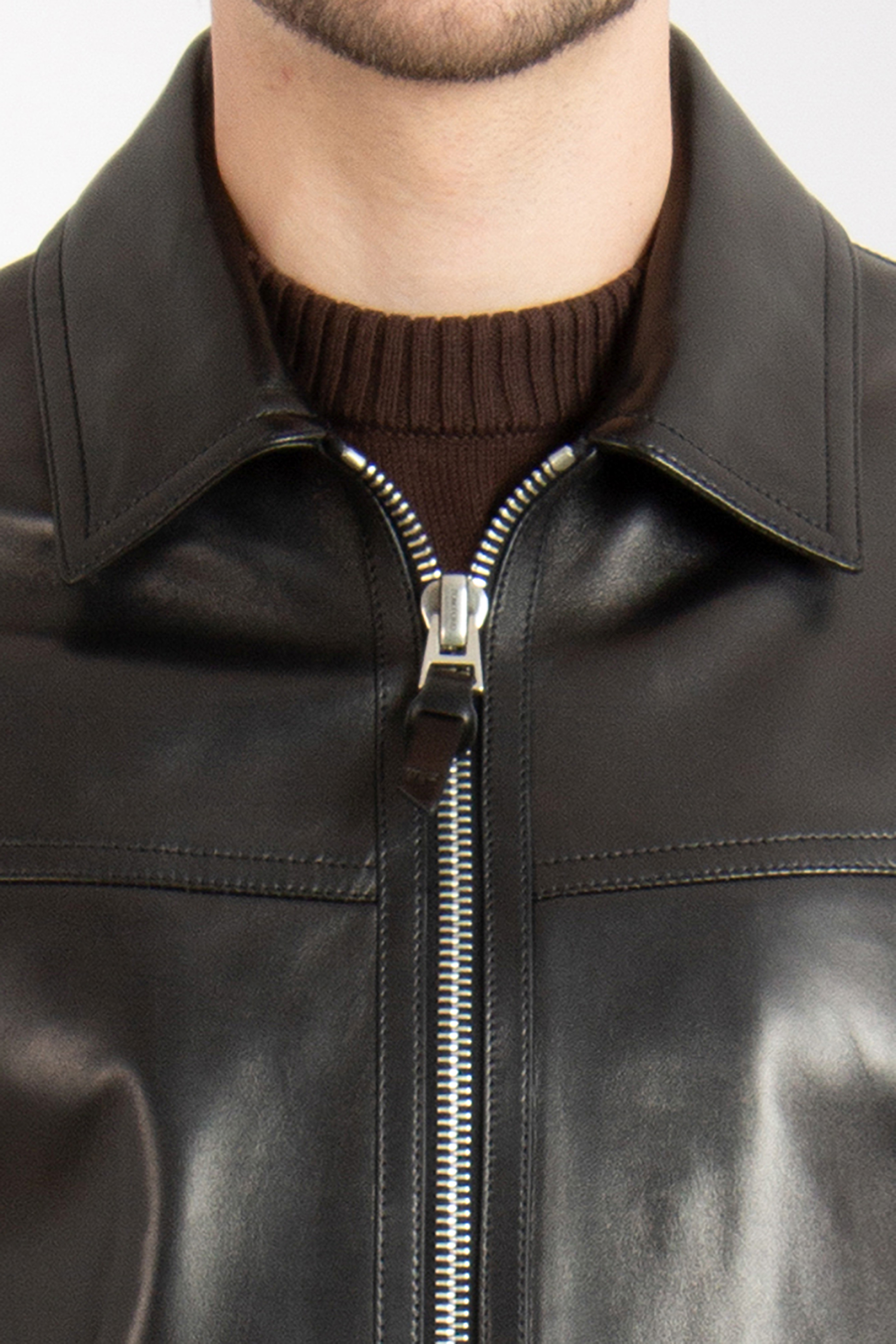 TOM FORD Smooth Lamb Leather Jacket