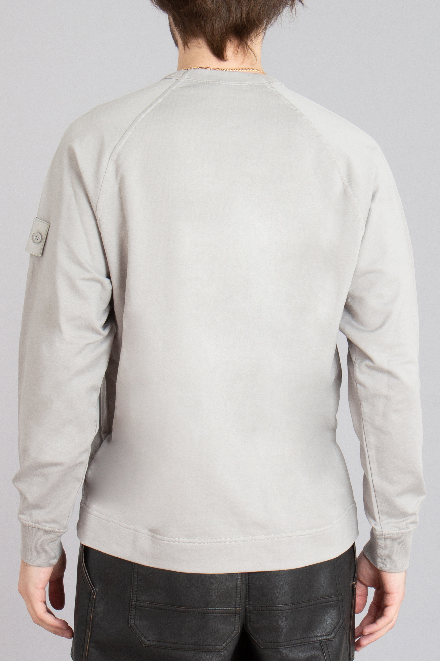 STONE ISLAND Ghost Piece Stretch Cotton Fleece Sweatshirt