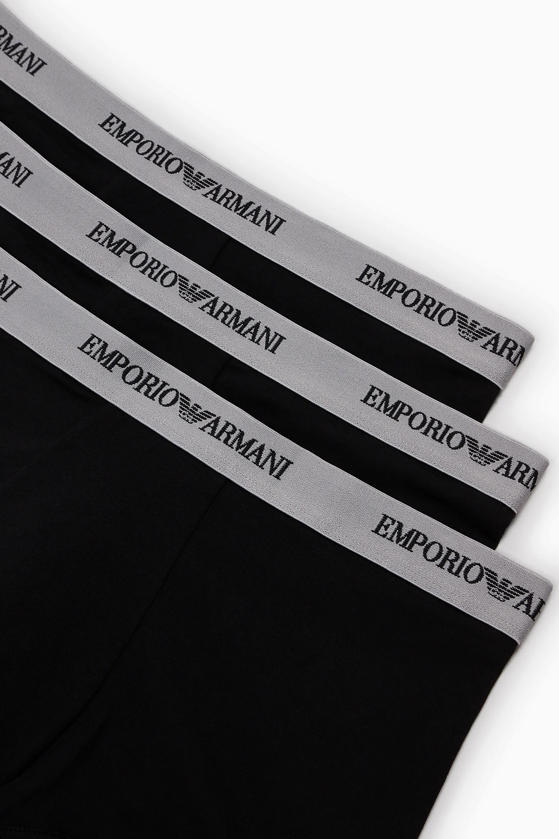 EMPORIO ARMANI 3-Pack Cotton Stretch Trunks