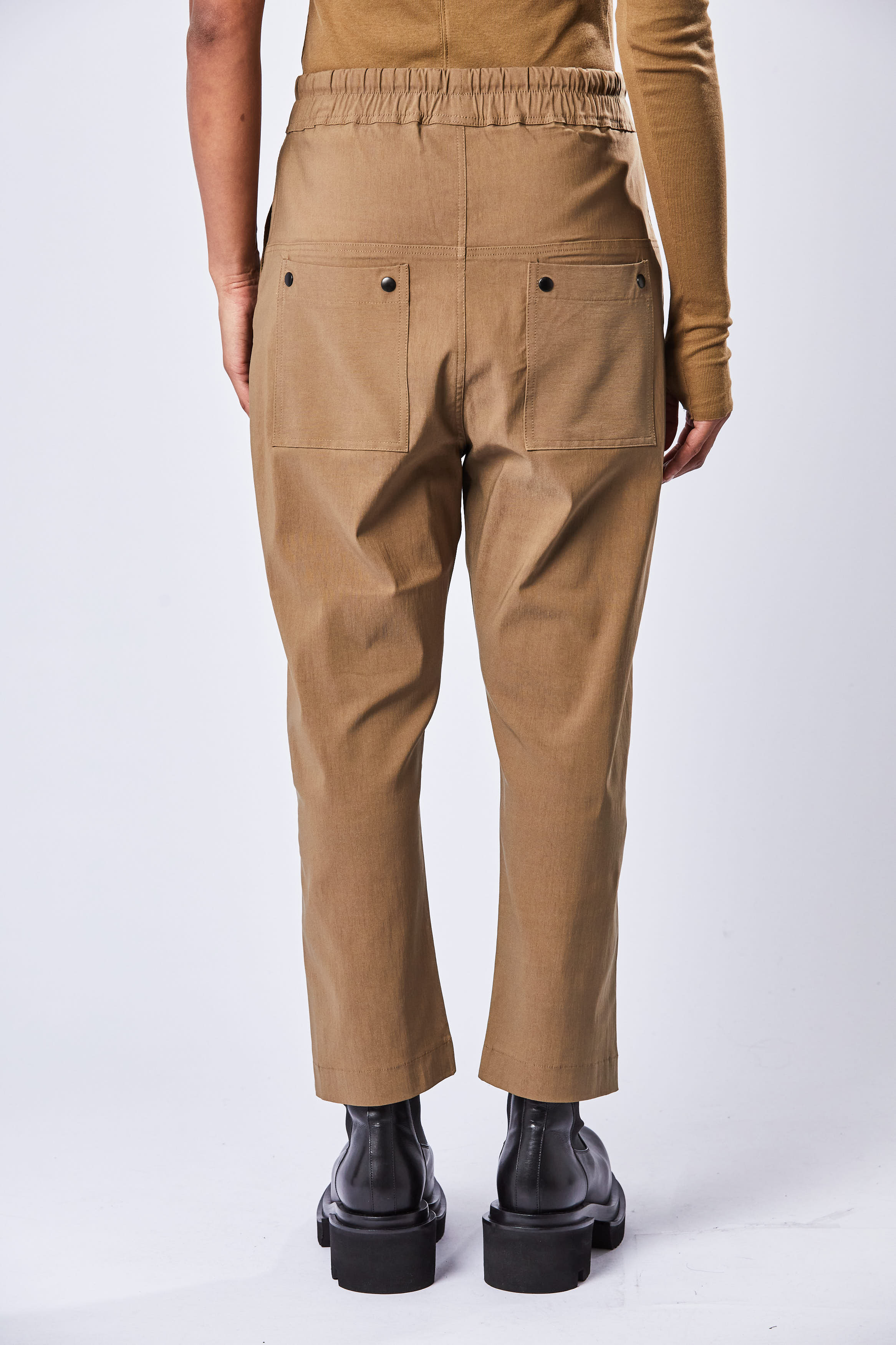 THOM KROM Stretch Fabric Dropped Crotch Pants