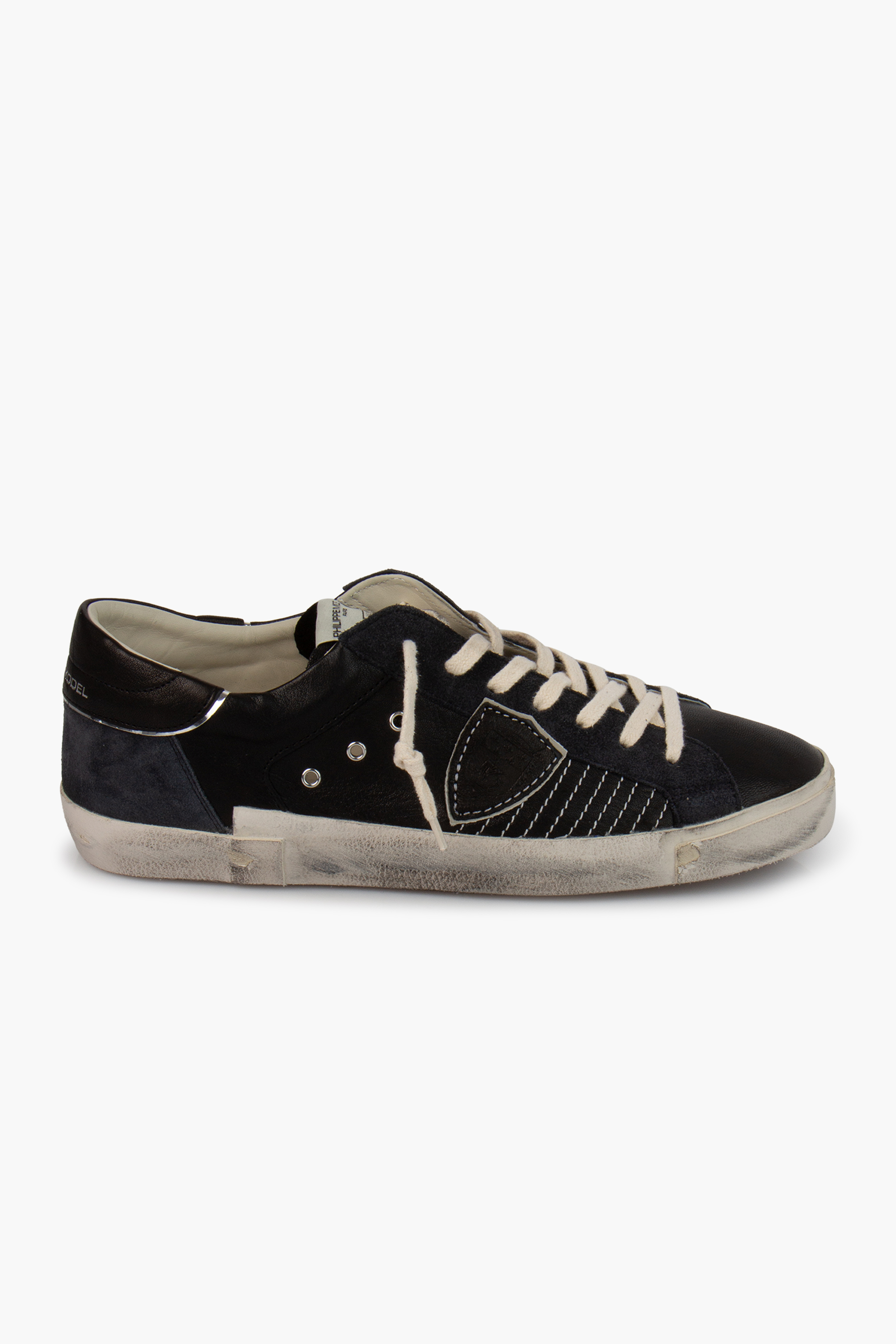 PHILIPPE MODEL Leather & Suede Sneakers Prsx Low