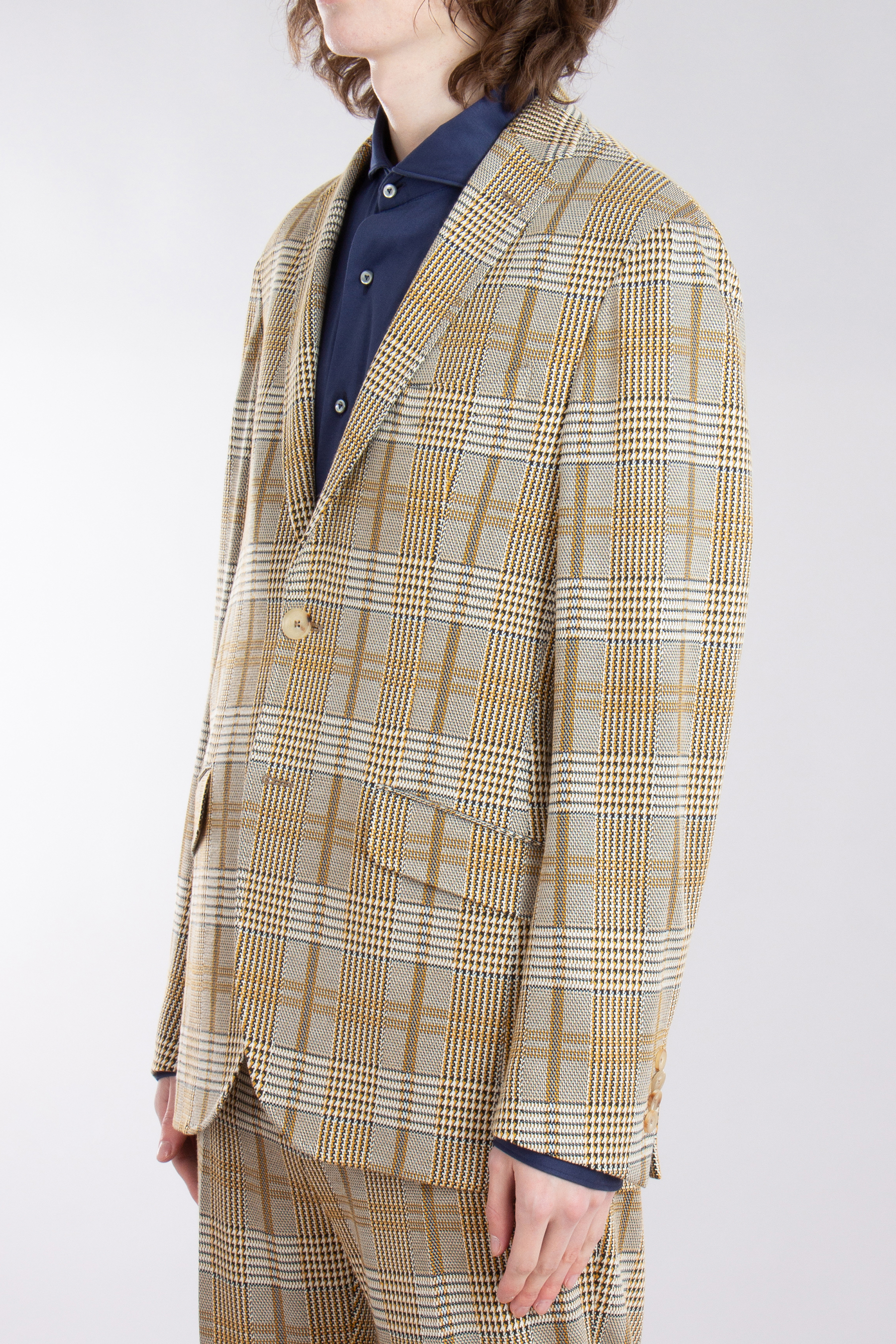 ETRO Checked Viscose-Nylon Stretch Jacket