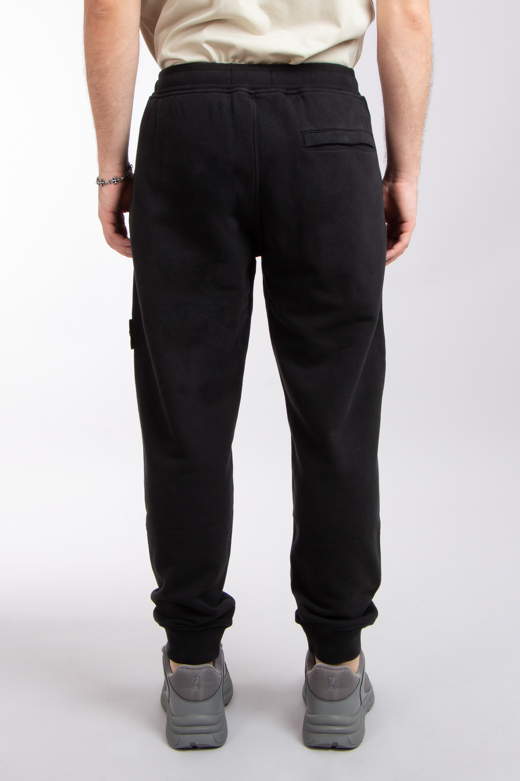 STONE ISLAND Brushed Organic Cotton Fleece Sweatpants