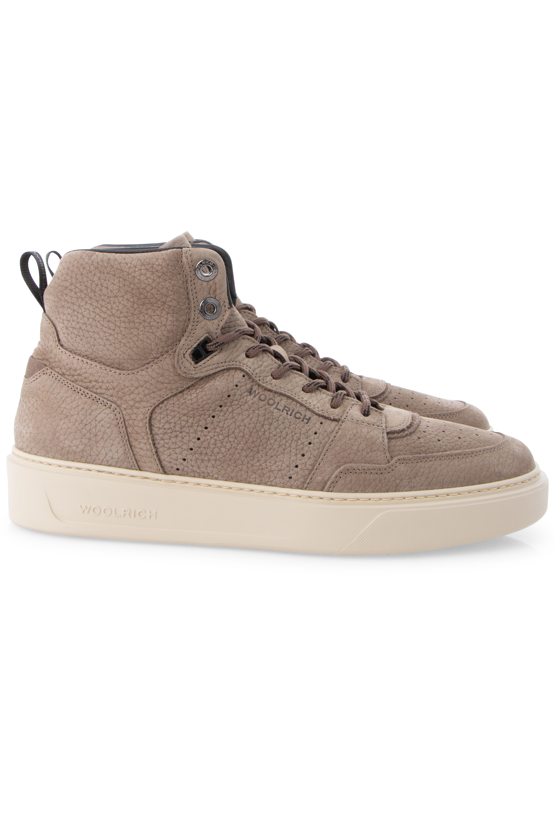 WOOLRICH Mid Leather Sneakers Classic Tennis