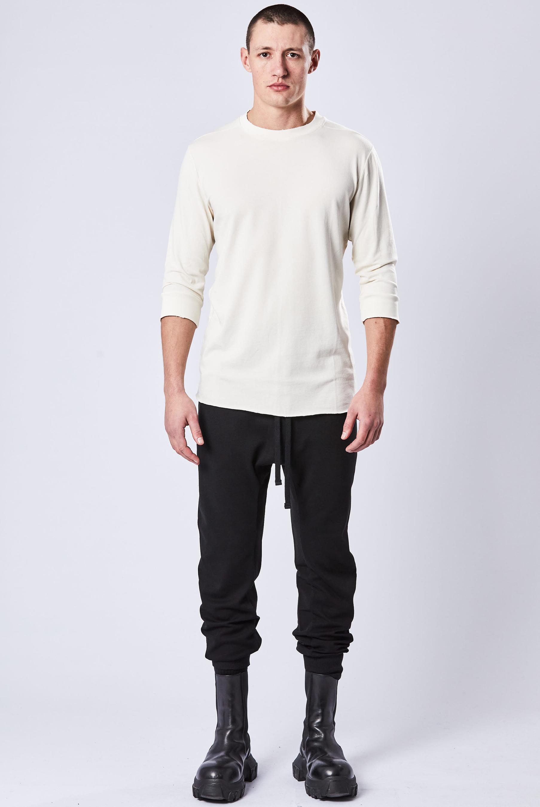 THOM KROM Half Sleeve Cotton Modal Jersey T-Shirt 