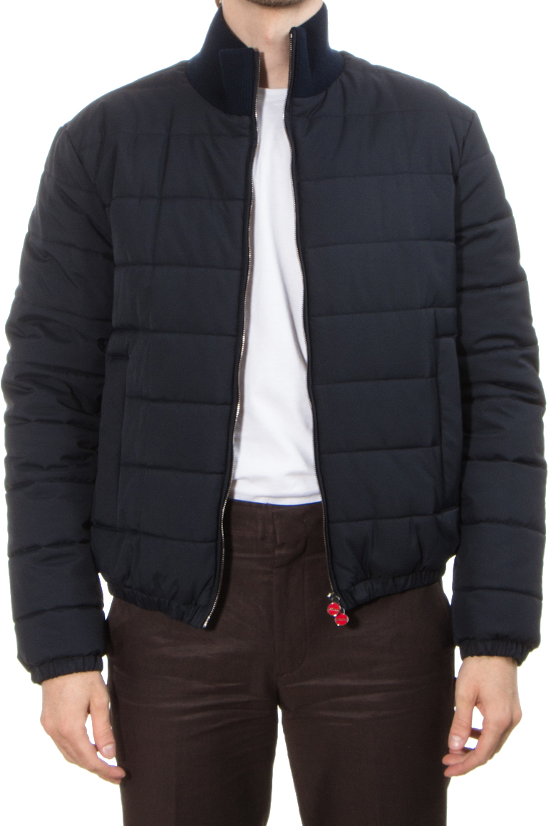 KITON Quilted Nylon Bomber Jacket