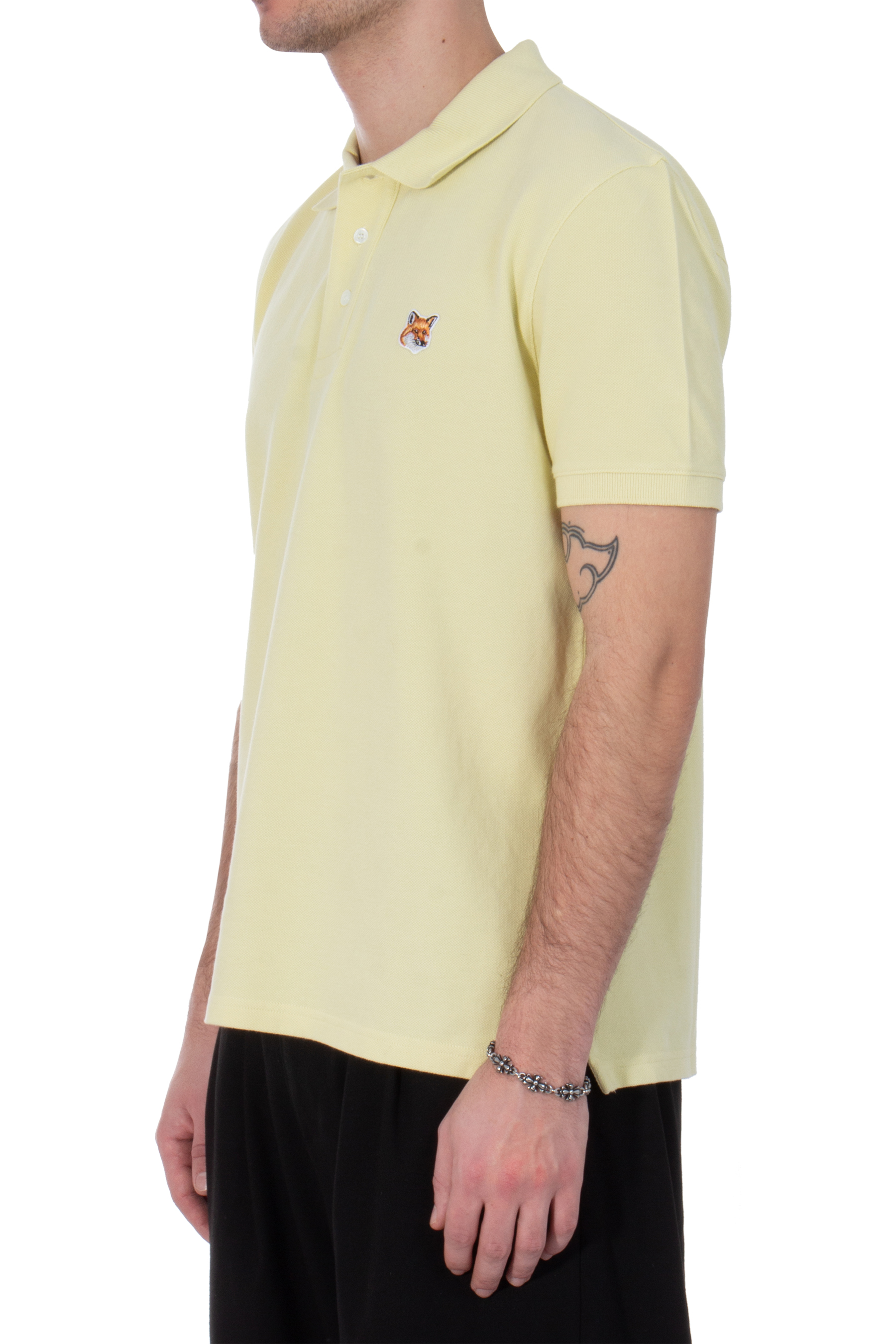 MAISON KITSUNÉ Classic Fox Head Patch Cotton Piqué Polo Shirt