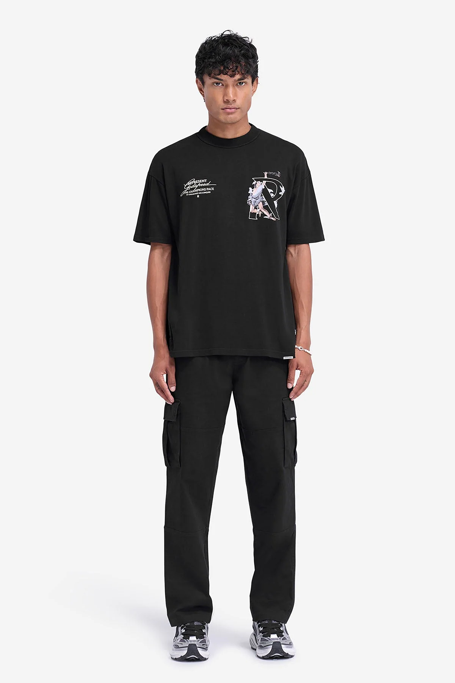 REPRESENT Hermes Print Cotton Jersey T-Shirt